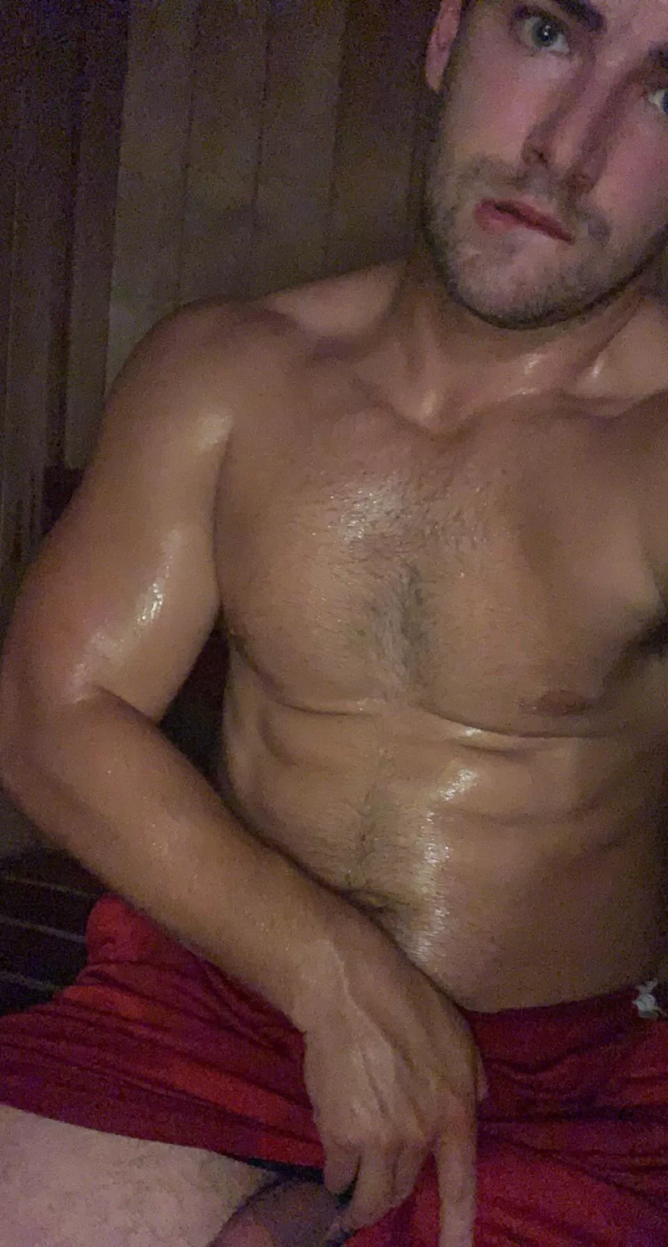 Someone saw me take this in the sauna 😈🥵 posted by FulllOfJizz