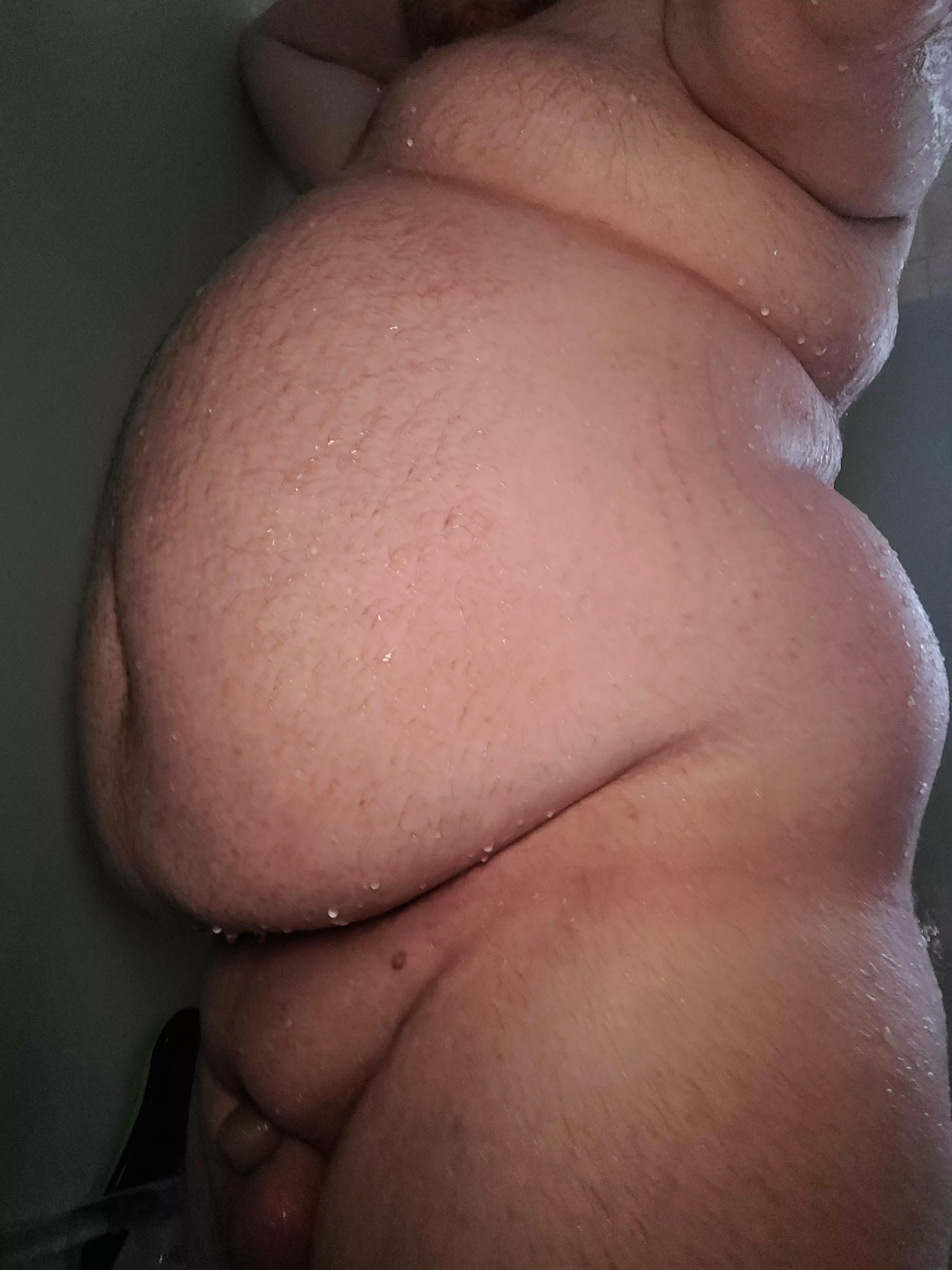 sometimes I ❤ my big belly and shrunken cock posted by Mezk23