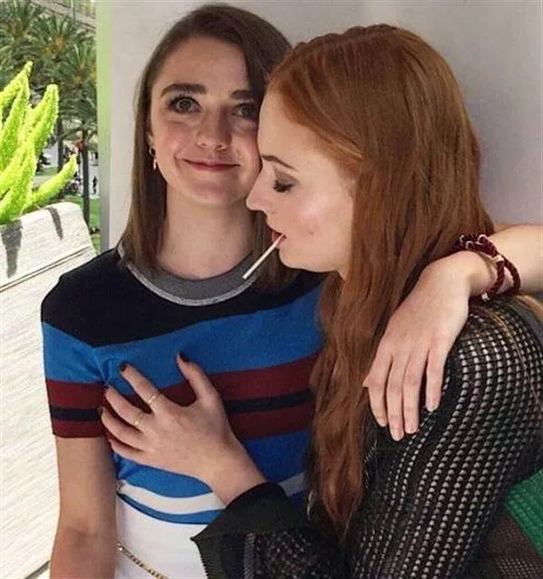 Sophie Turner and Maisie Williams. Need I say more? posted by surebro27