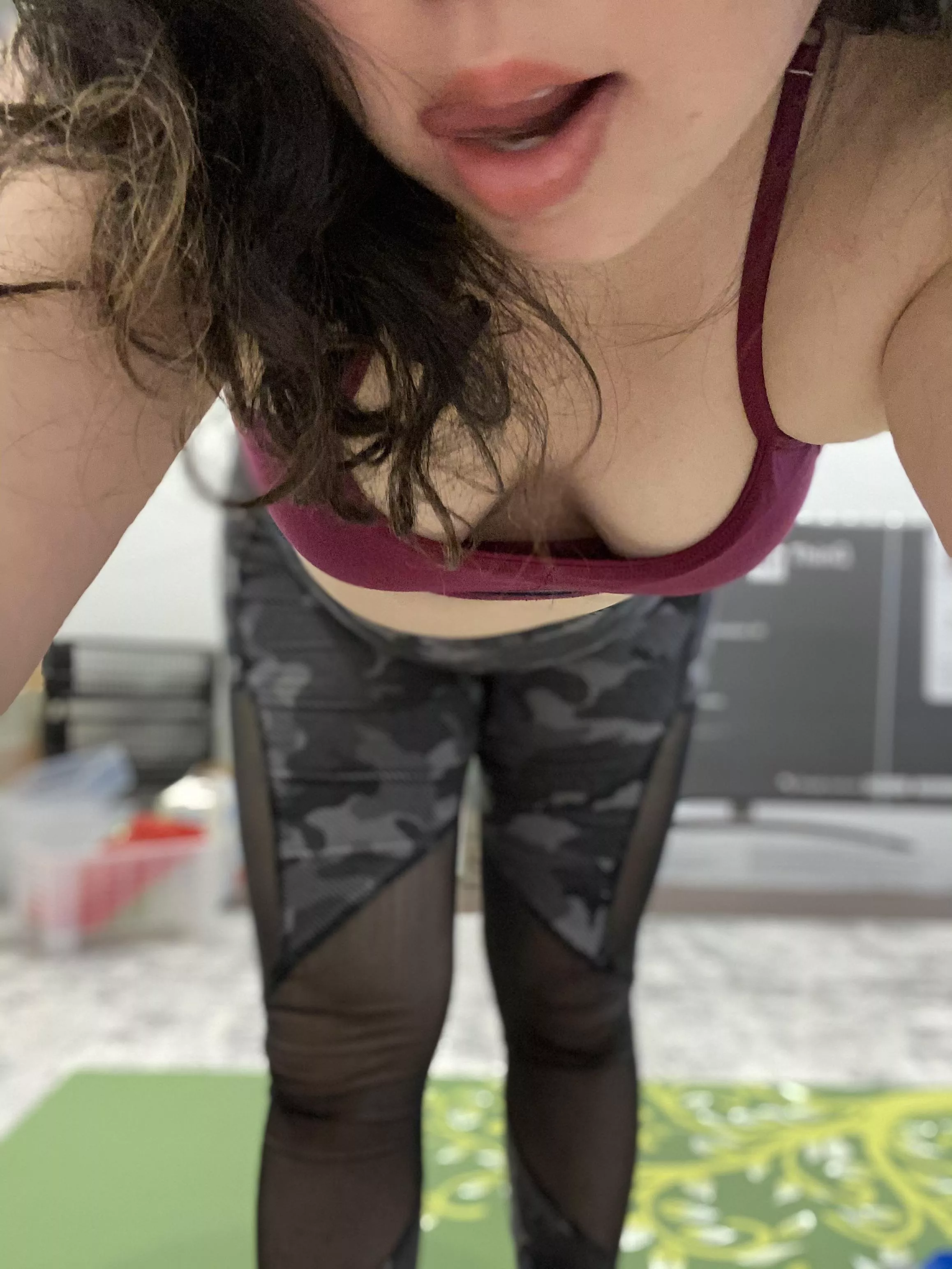 Sorry, I think I have something right there. Do you see it? Right by my tongue? (F, 40, married, 2 kids, uses zoom as a mirror in Pilates class.) posted by throwawaygal1980