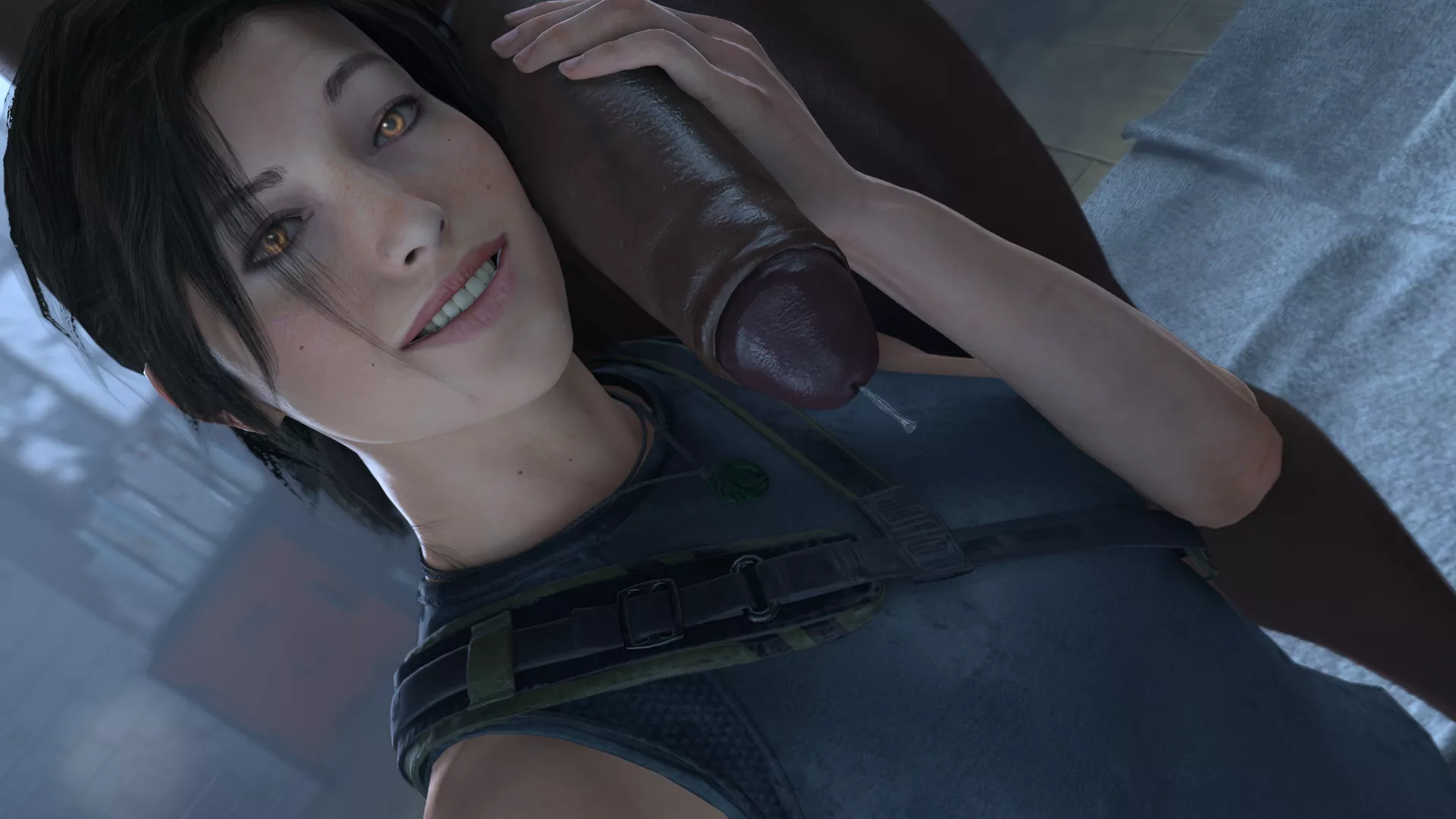 SoTTR Lara takes a selfie (Stephanie) posted by Kuro-Oji