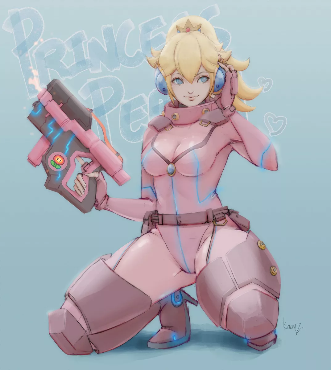 Space Girl Princess Peach (Kumanz) [Mario] posted by sequence_string