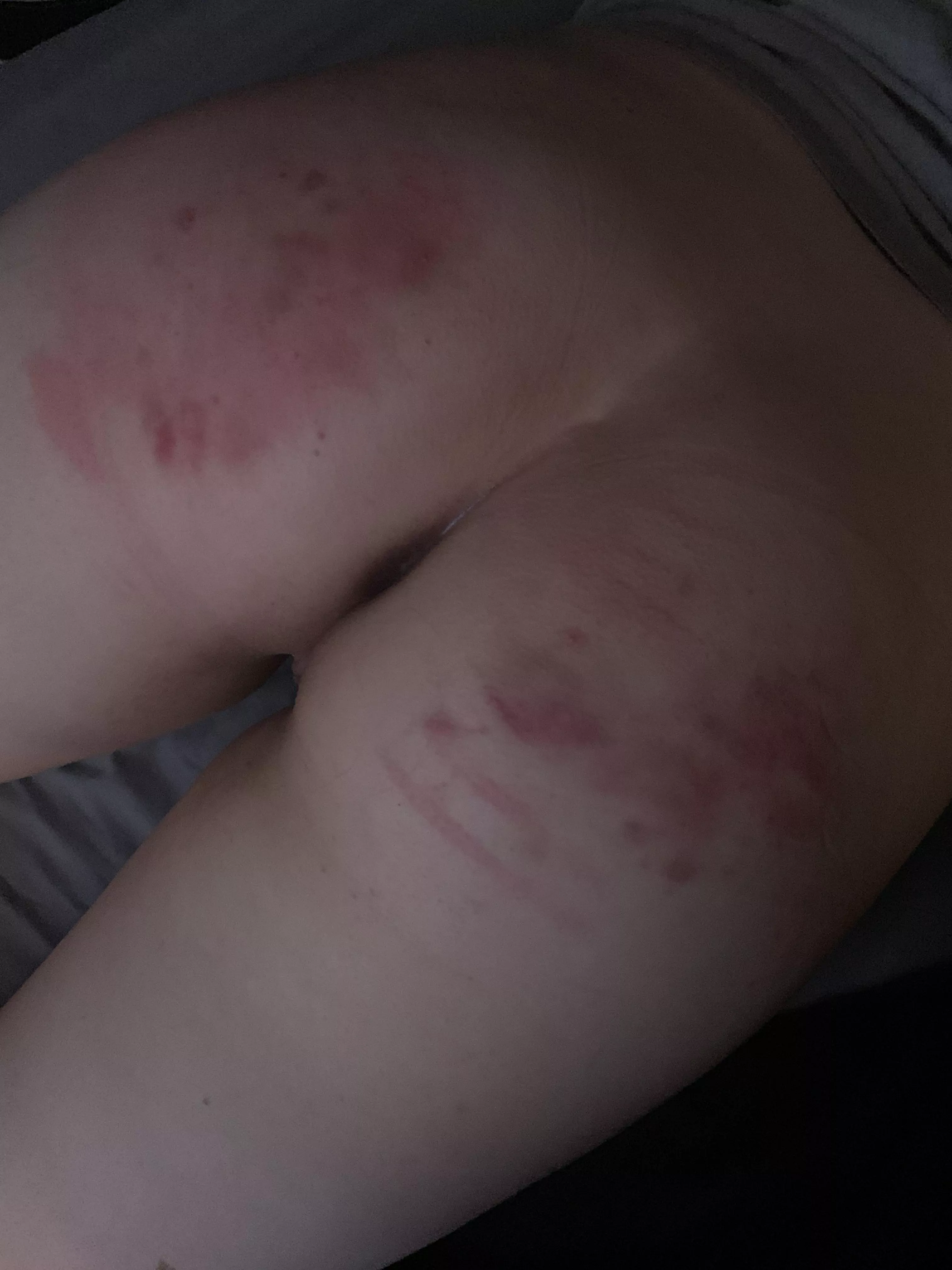 Spanked otk and a caning for being a brat all day. posted by bluecherrypie94