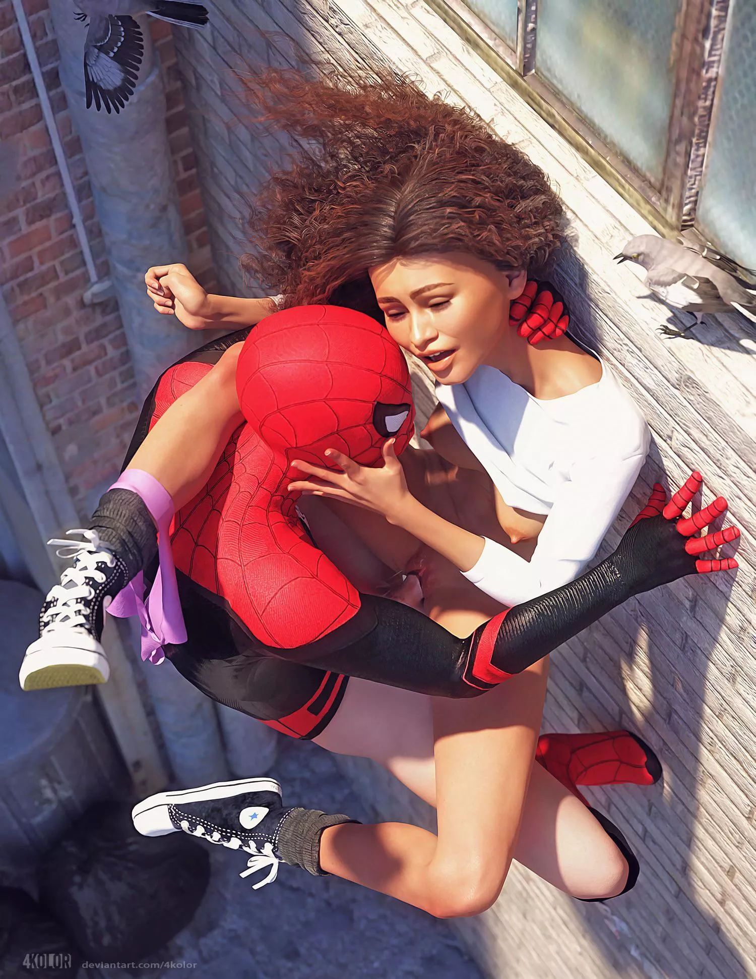 Spider Man/Peter and Mj getting some private time. [Marvel Cinematic Universe/Mcu] ( 4kolor) posted by rangers_riders