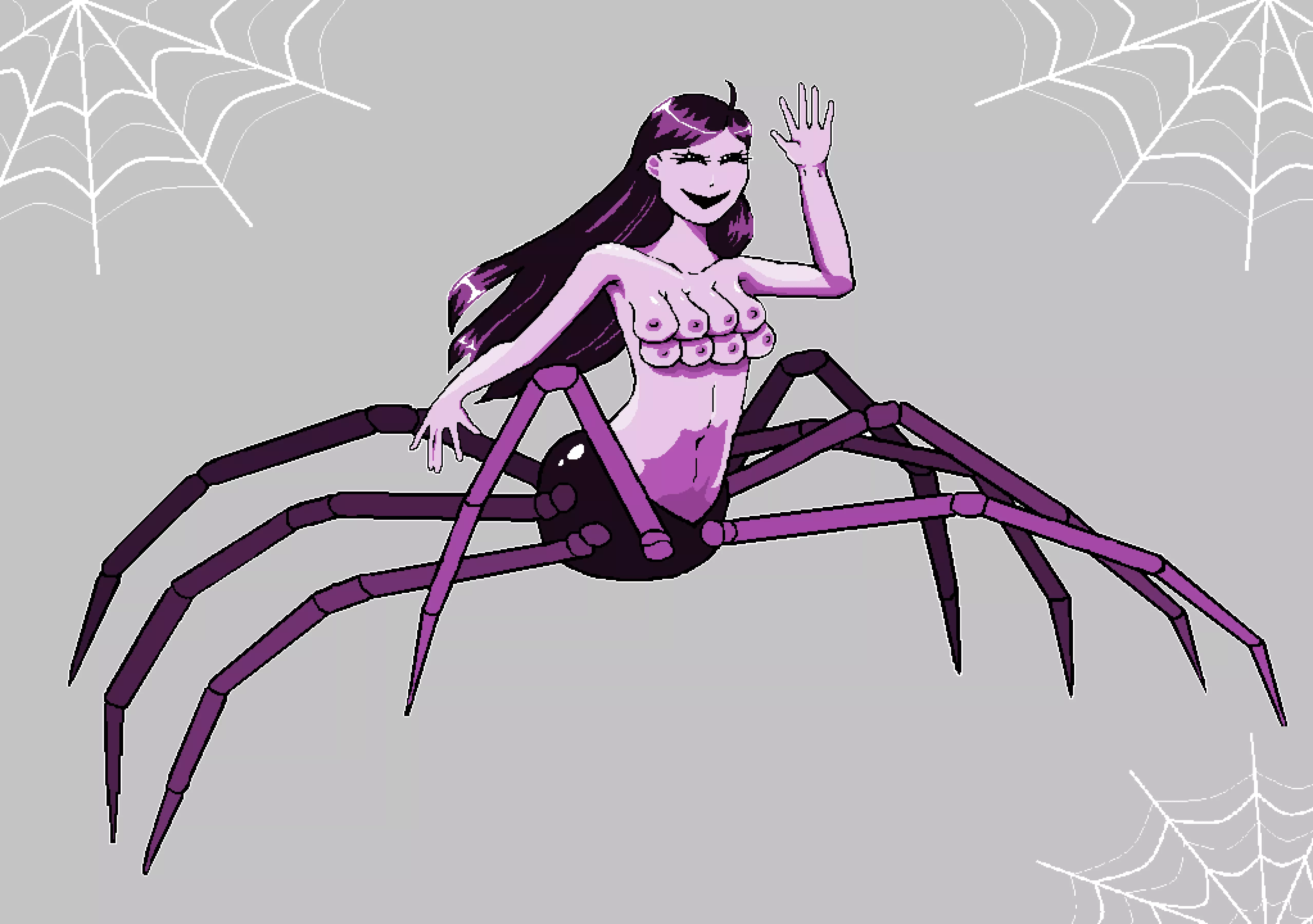 Spider~ Pixel art commissions open, NSFW more than welcome! posted by babbittybabbitt