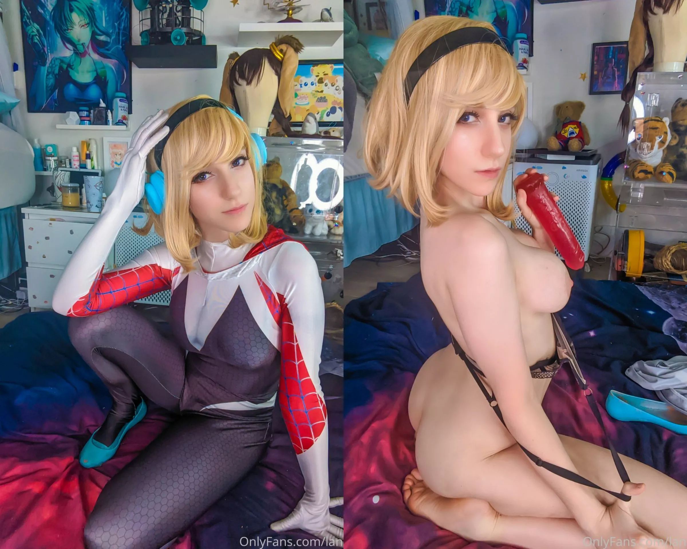 Spider-Gwen On/Off by Lana Rain posted by [deleted]