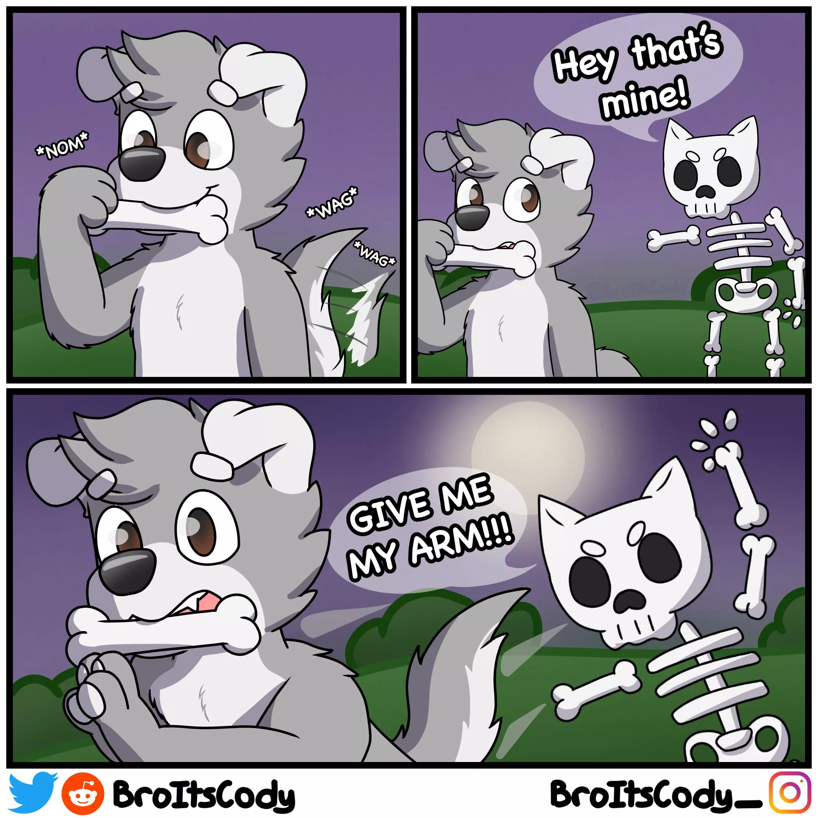 Spooky Bones (by me - @broitsCody) posted by broItsCody