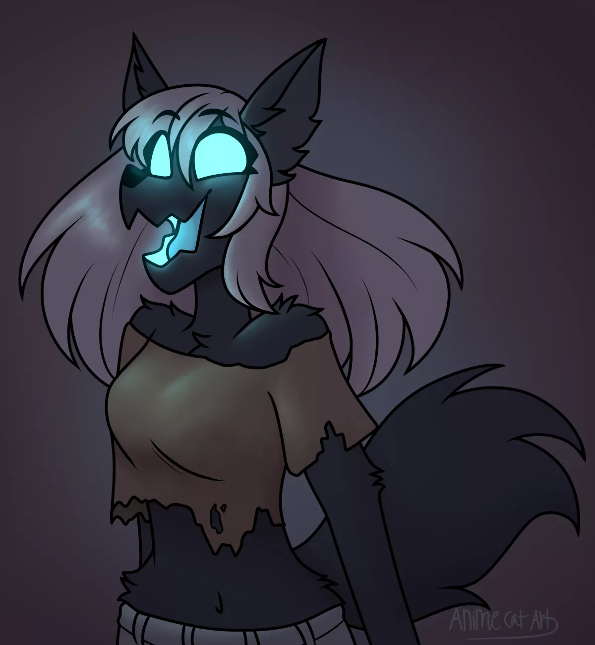 Spooky Dog [Art by me!] posted by Anime_Cat_Art