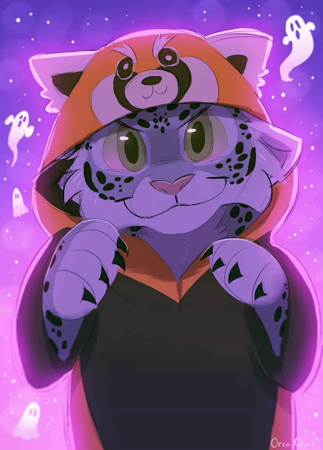 Spooky Red Panda [OrcaOwl] posted by DL2828