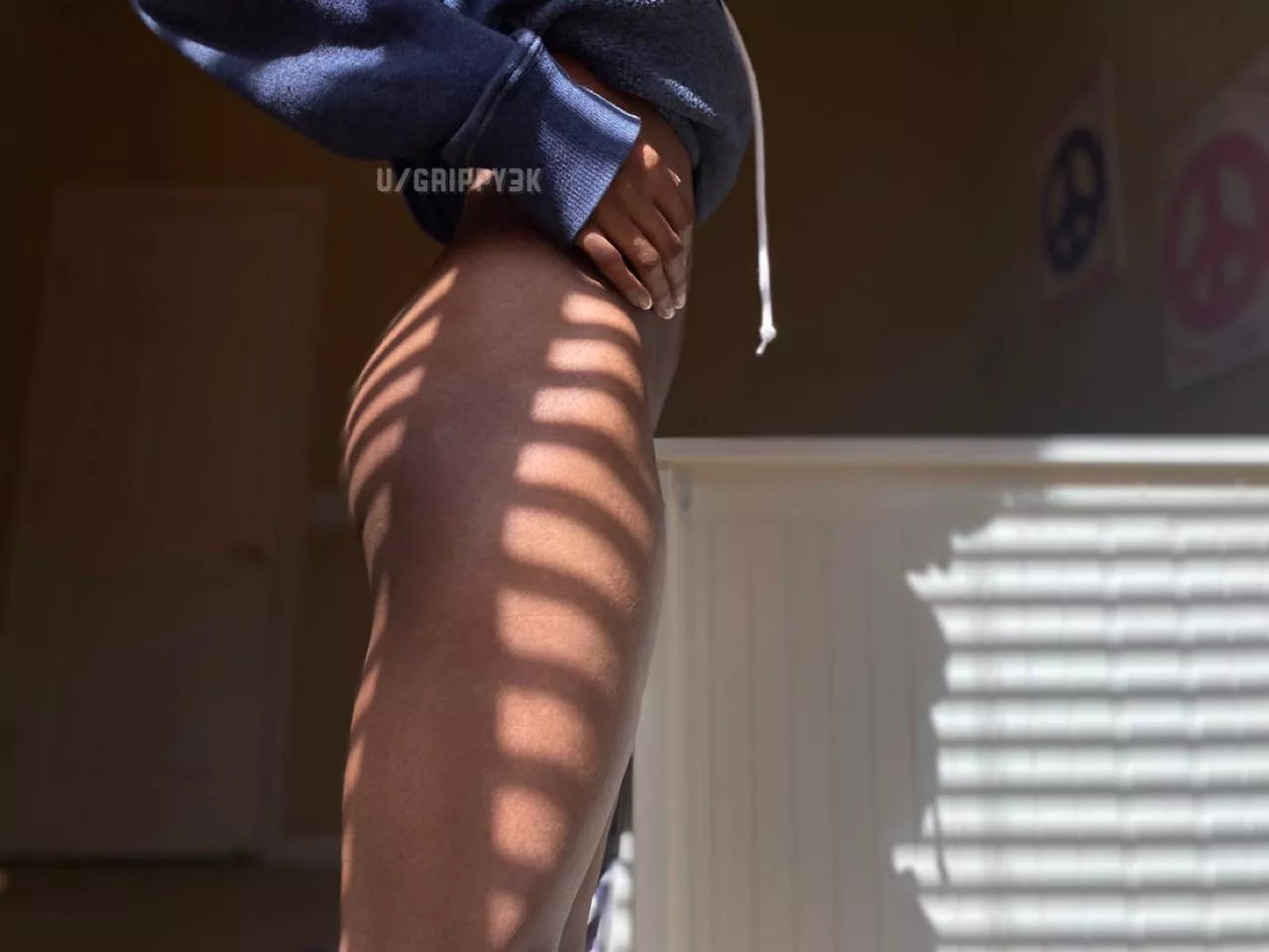 Standing here waiting to you to come over and spank my ass. You can cum inside me too ðŸ˜‹ posted by grippy3k