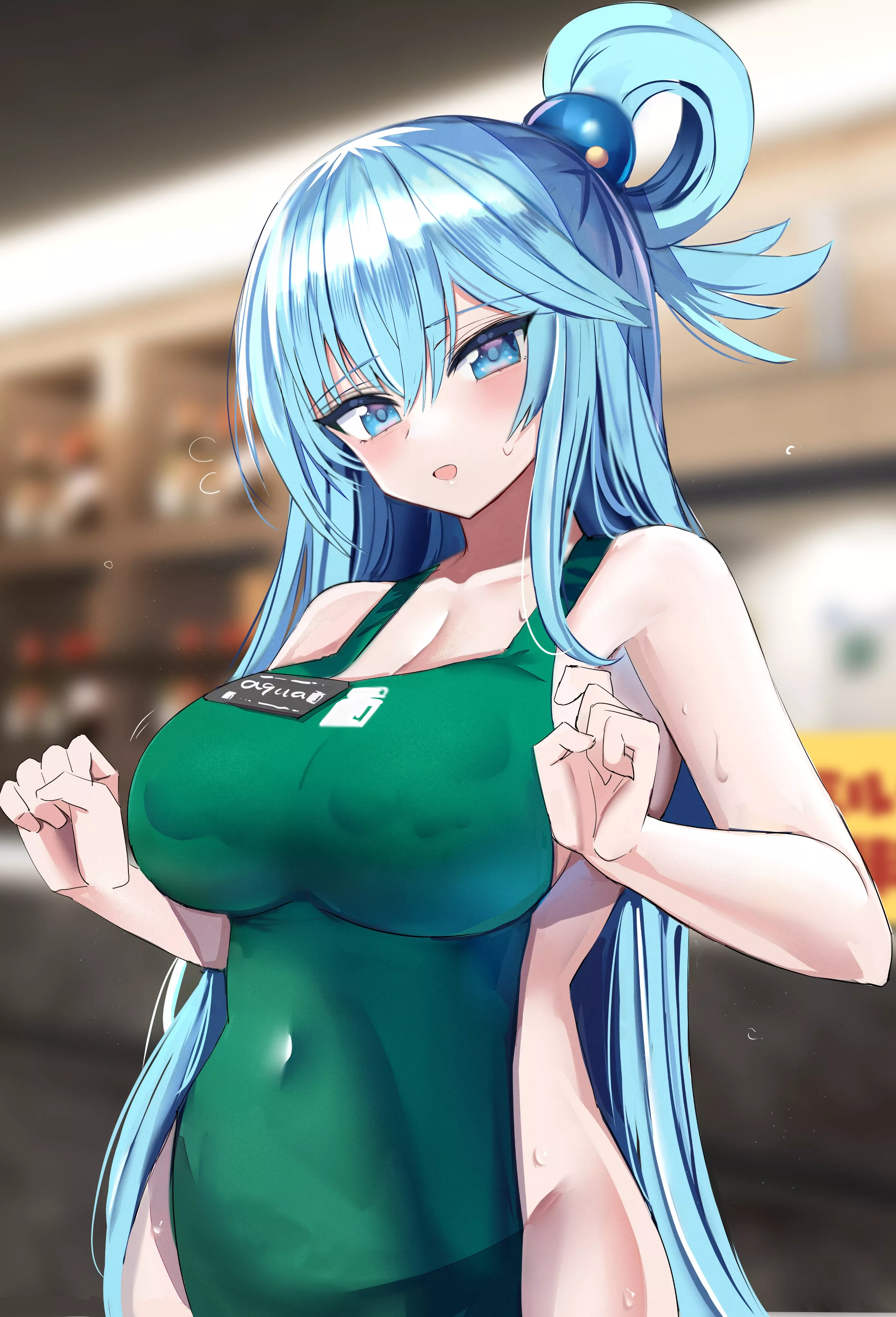 Starbucks Aqua [Konosuba] posted by xSaviour_N