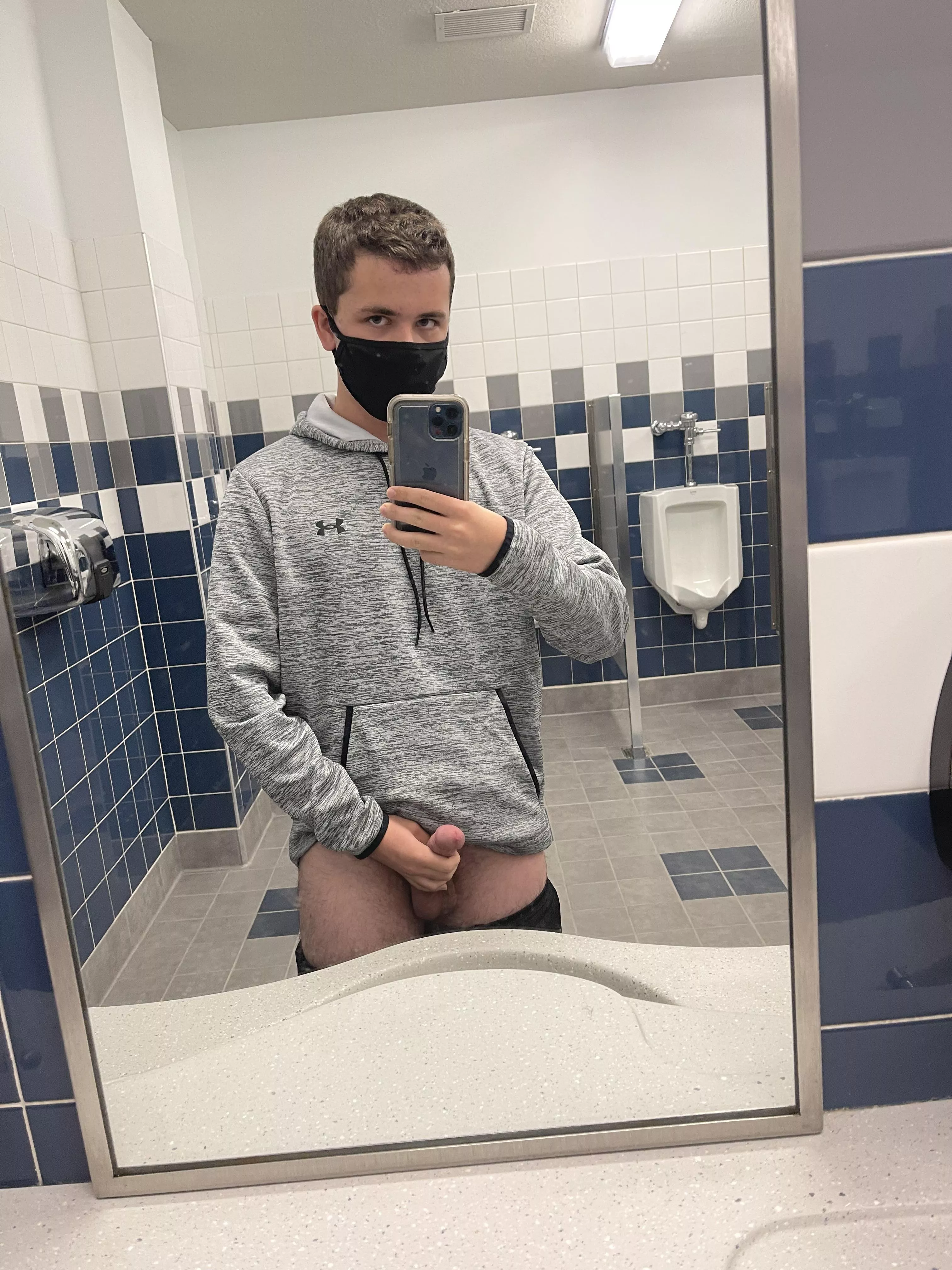 Started to get horny in public, wanted to fap but people where about to enter. posted by Albedo2000