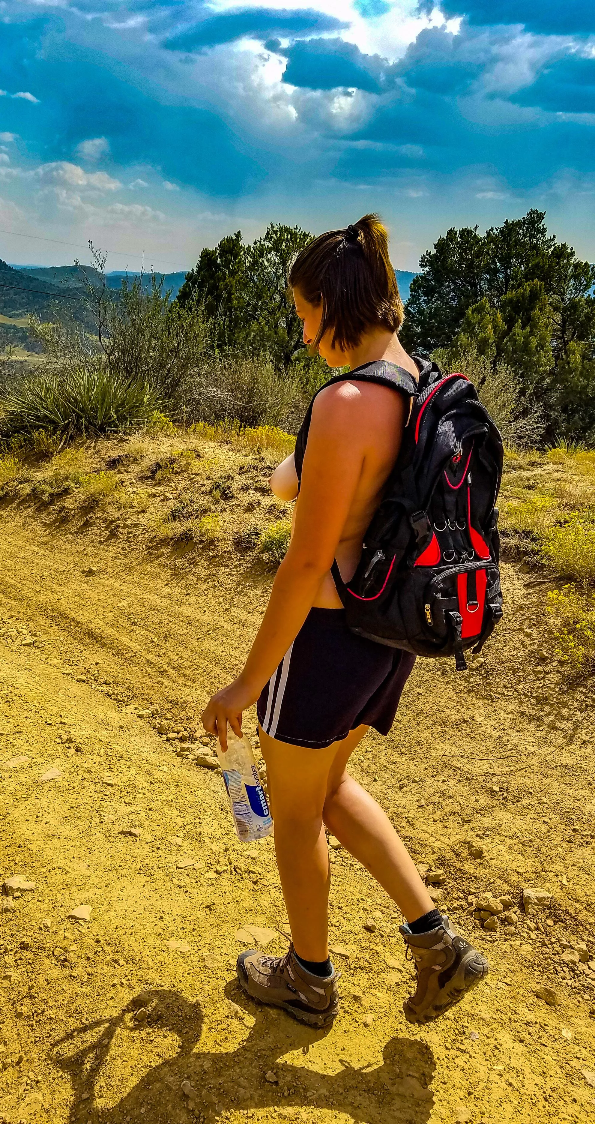 Stay connected with the outdoors. See you on the trails! [F] [Image] posted by voyeurcouple24