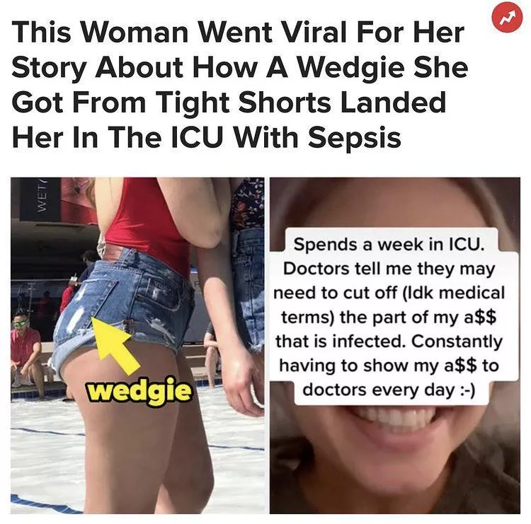 Stay safe with your wedgies out there posted by wadegee