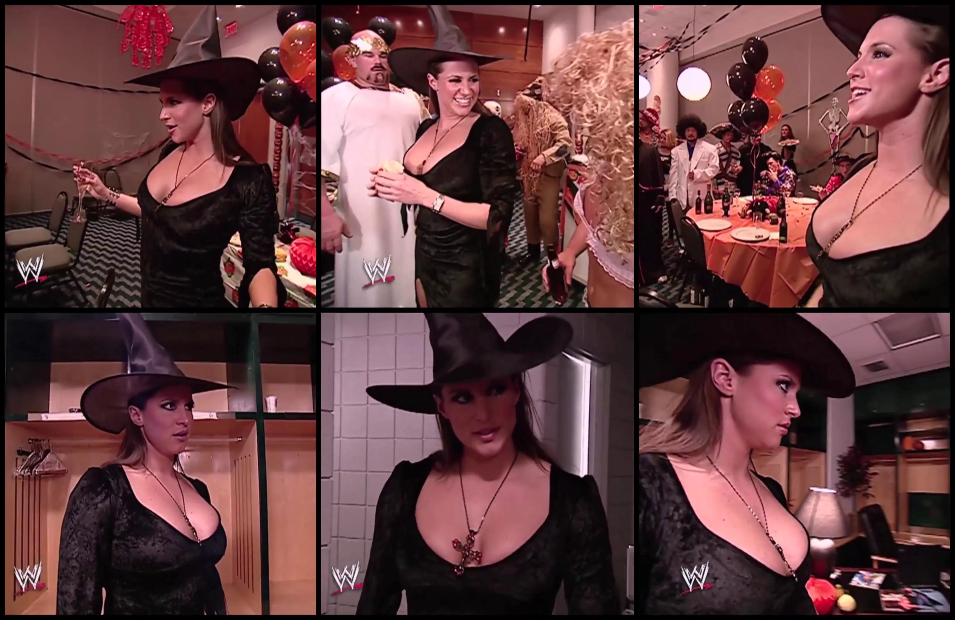 Stephanie McMahon (2002). Halloween Witch. posted by tripshbk