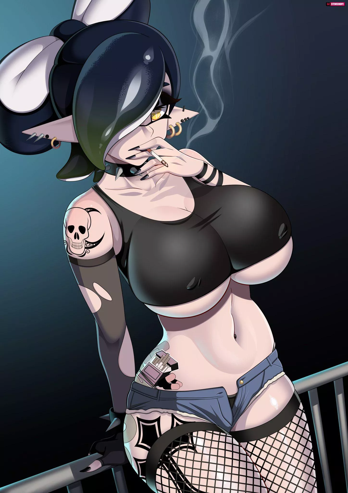 (SteveChopz) Goth Marie posted by lophii78