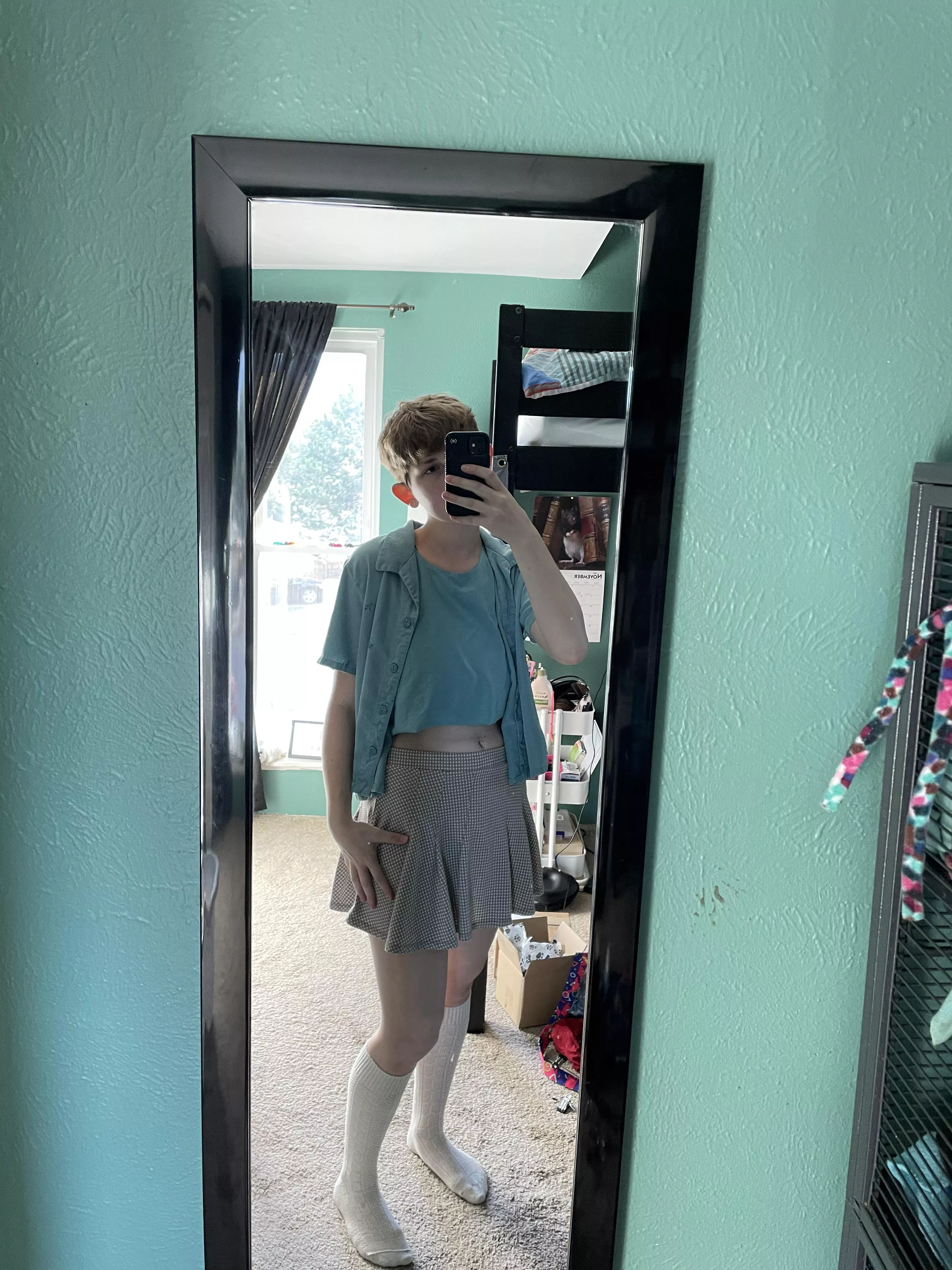 still working on being comfortable in skirts >.< how did I do? posted by ogtatertot