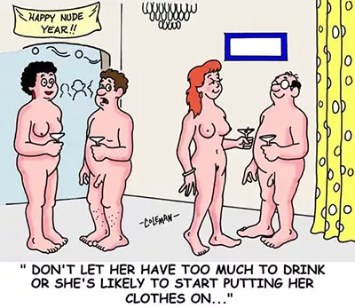 Story of our lives. Happy Nude Year! posted by NaturismNudismNet