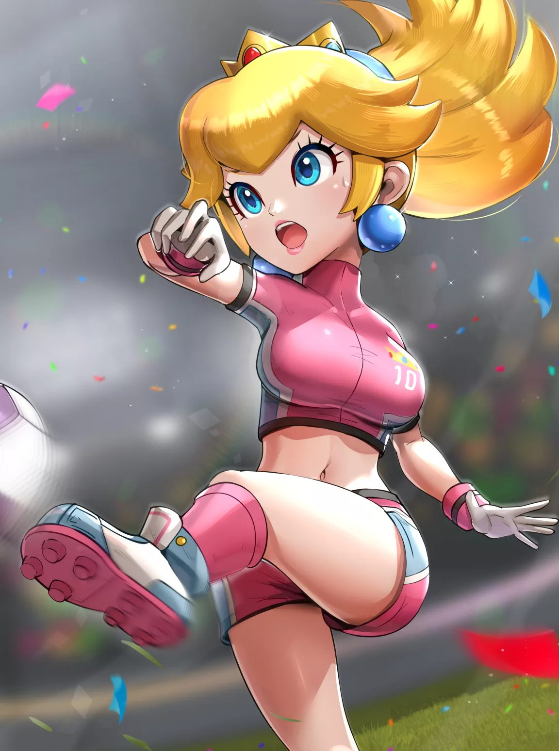 Strikers Princess Peach! (ゴンザレス) posted by SamusDk