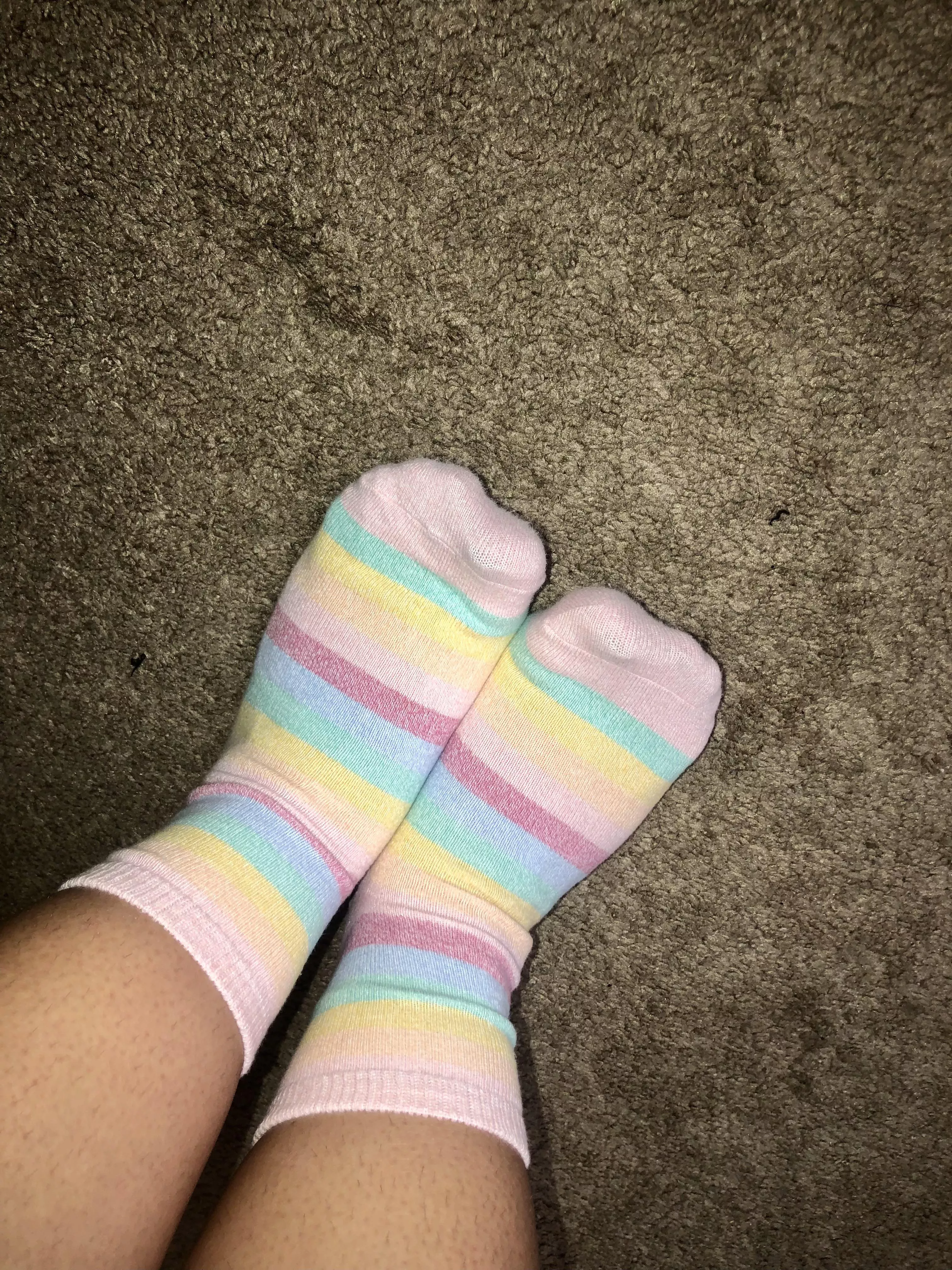 stripped socks are my fave 💕 posted by licksntrix