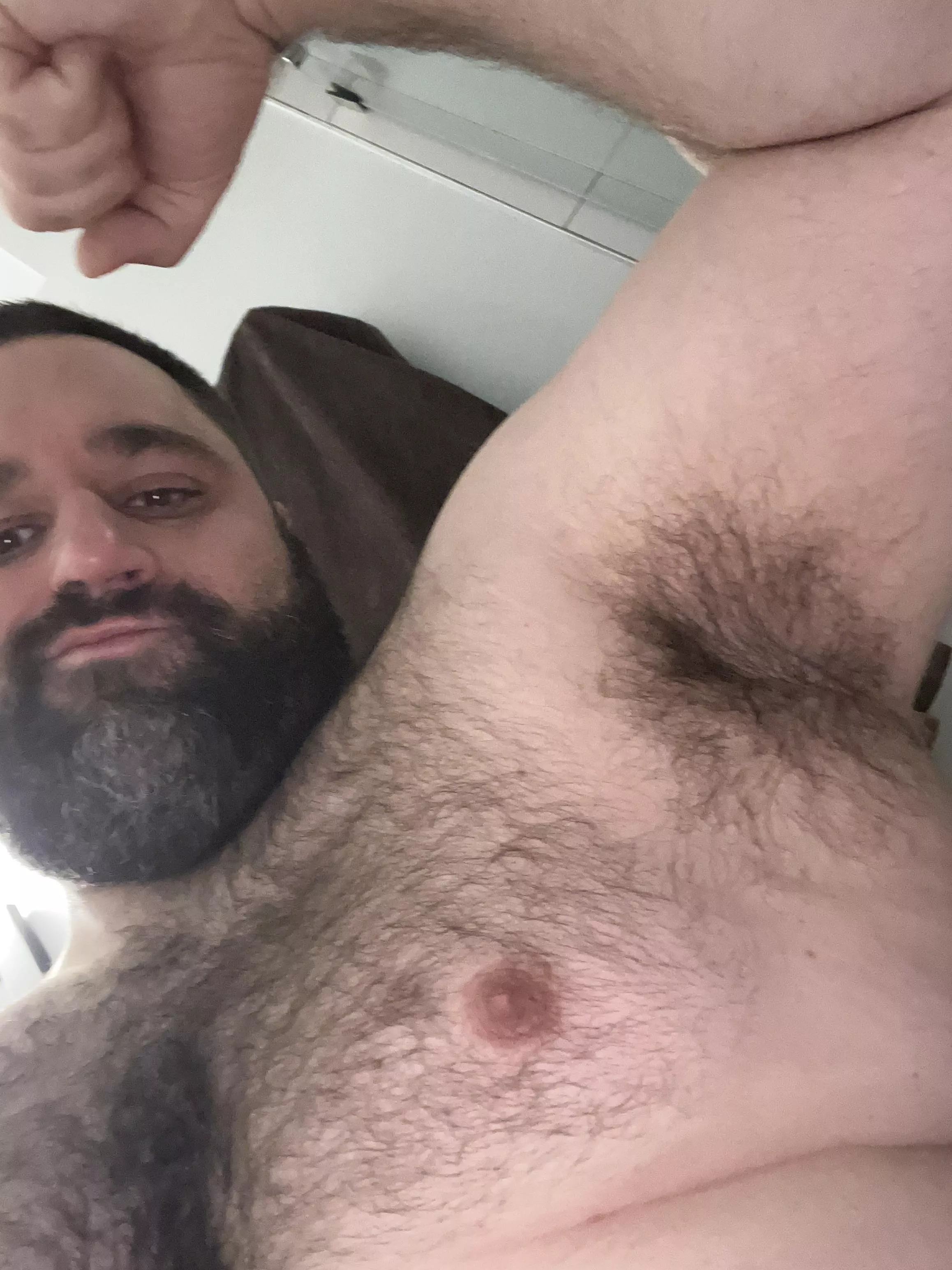 Stuff your face in there, boy. Where’s that perfect otter or jock who’s gonna lick my sweaty balls after the gym? posted by BearDadforBottoms