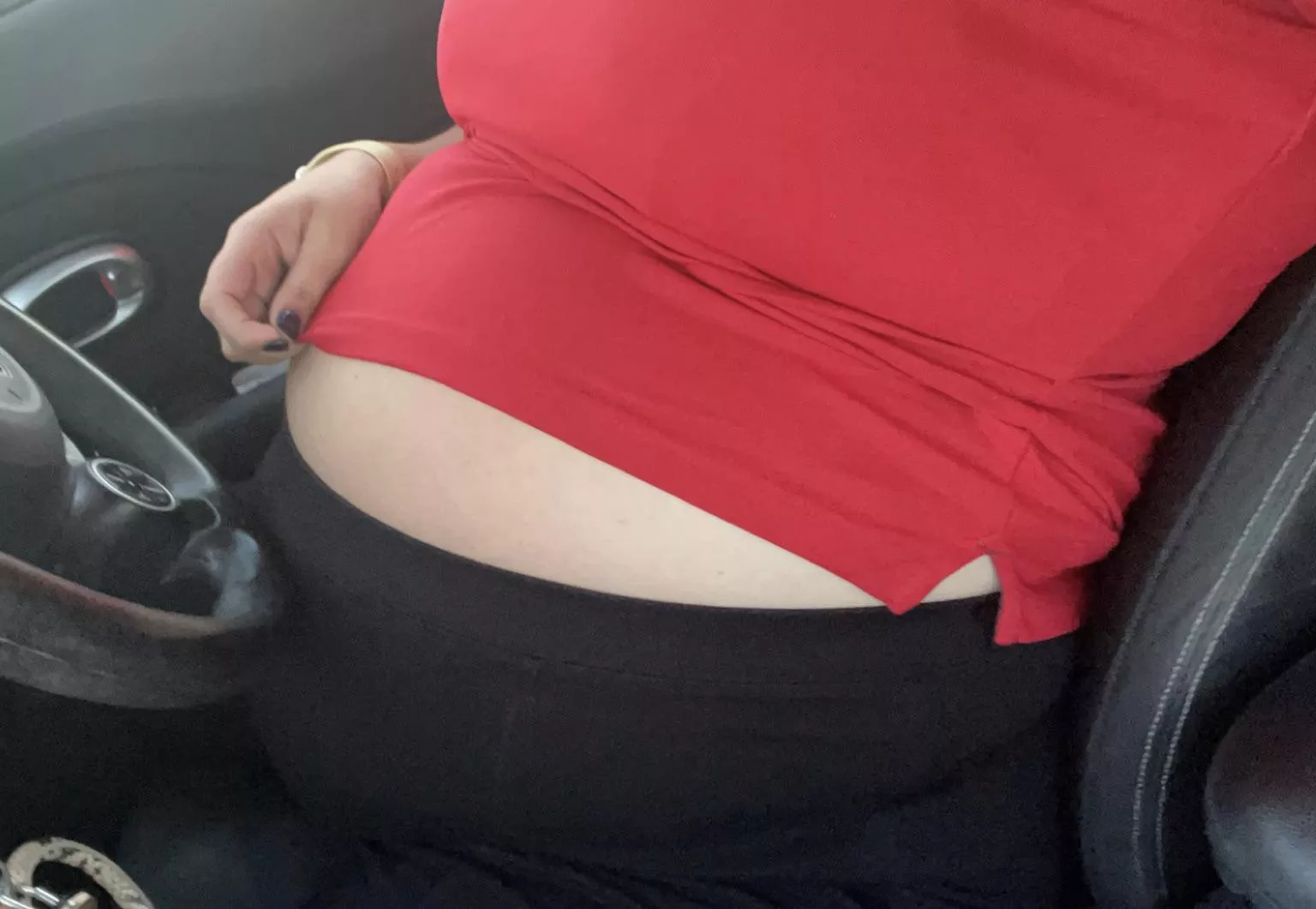 Stuffed into my car, might be time to move the seat back another notch posted by FoxyAriesBbby