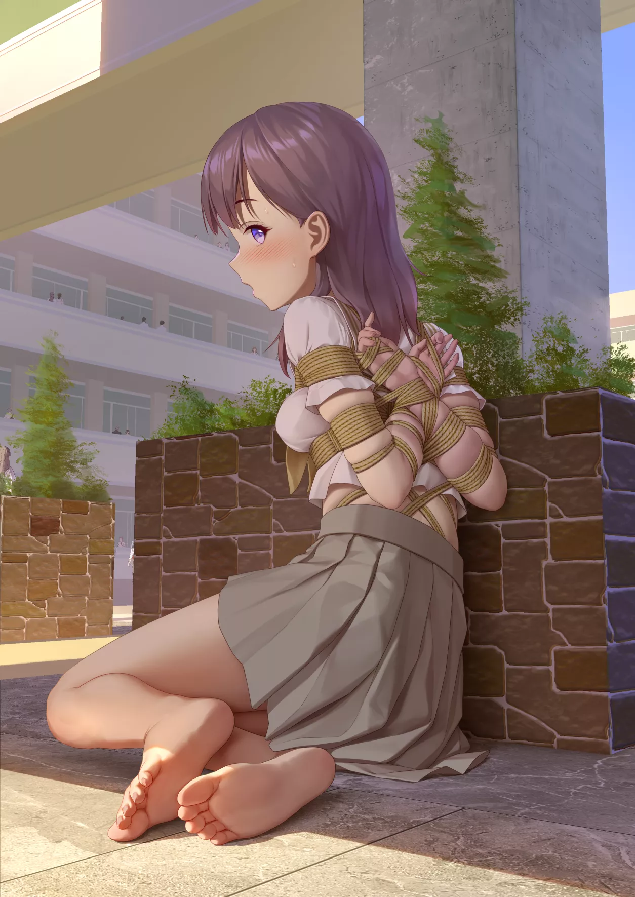 Sumire's school exploration posted by Hamimelon-is-sweet