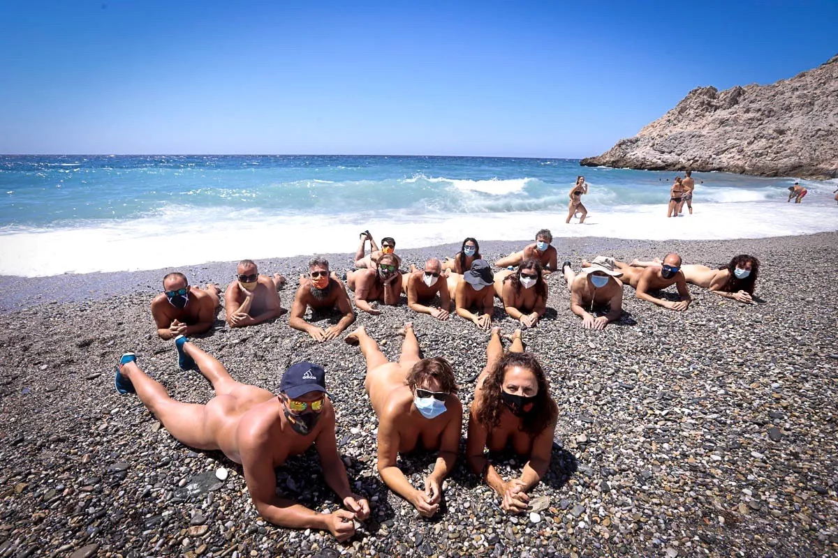 Summer 2020, the year nudists had to wear something posted by NaturistPictures