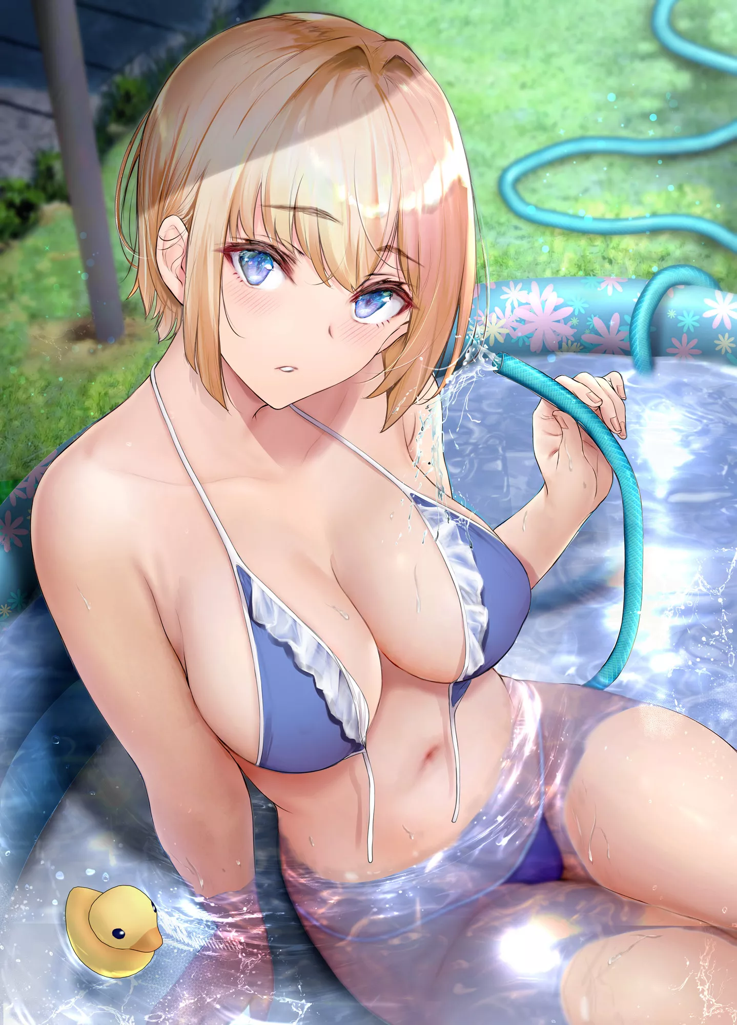 Summer Soak in the Pool posted by CheetahSperm18