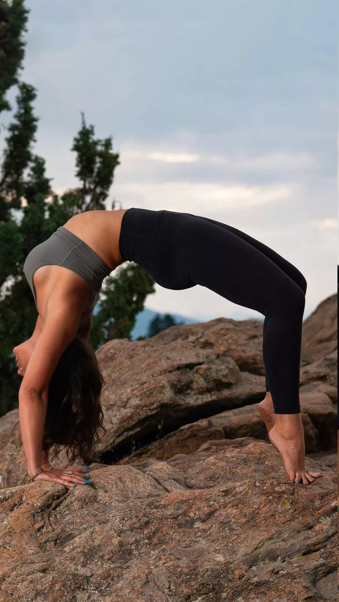 Sunday morning backbends on the tip toes. posted by YogaPhotographer