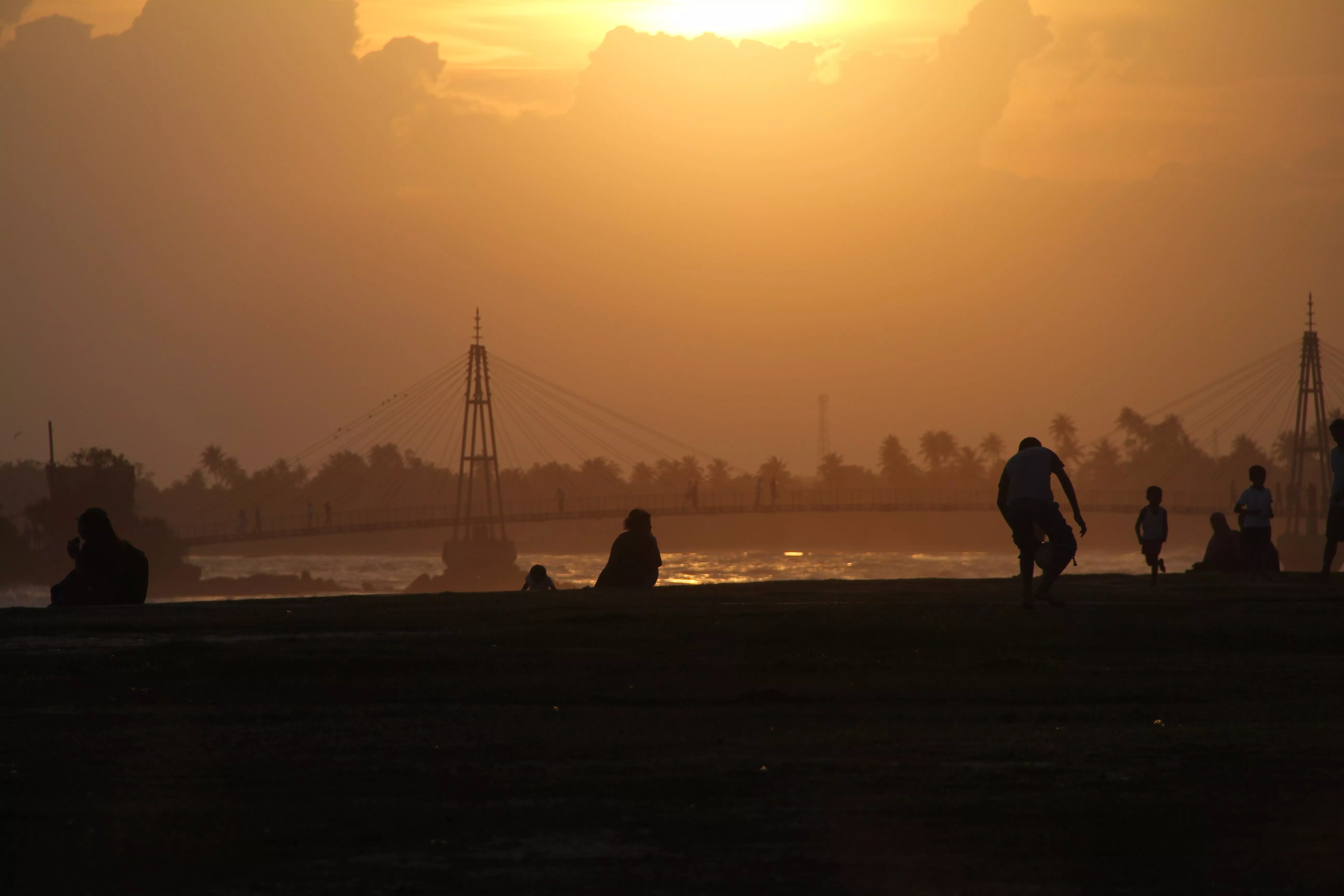 Sunset view @ Matara Foreshore Down South, SL posted by Unable_Tourist