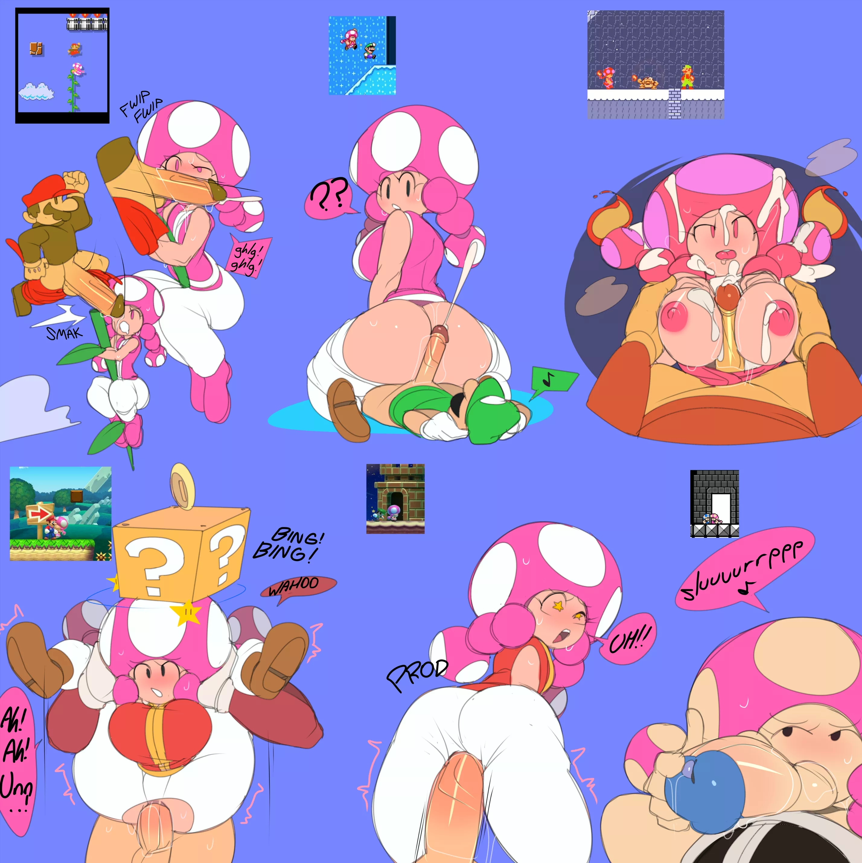 super toadette maker set (1/4) (captainkirb) posted by [deleted]