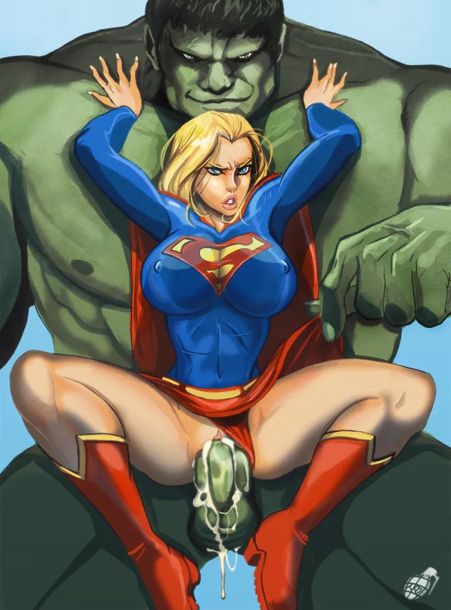 Supergirl vs. Hulk(tinkerbomb) posted by [deleted]