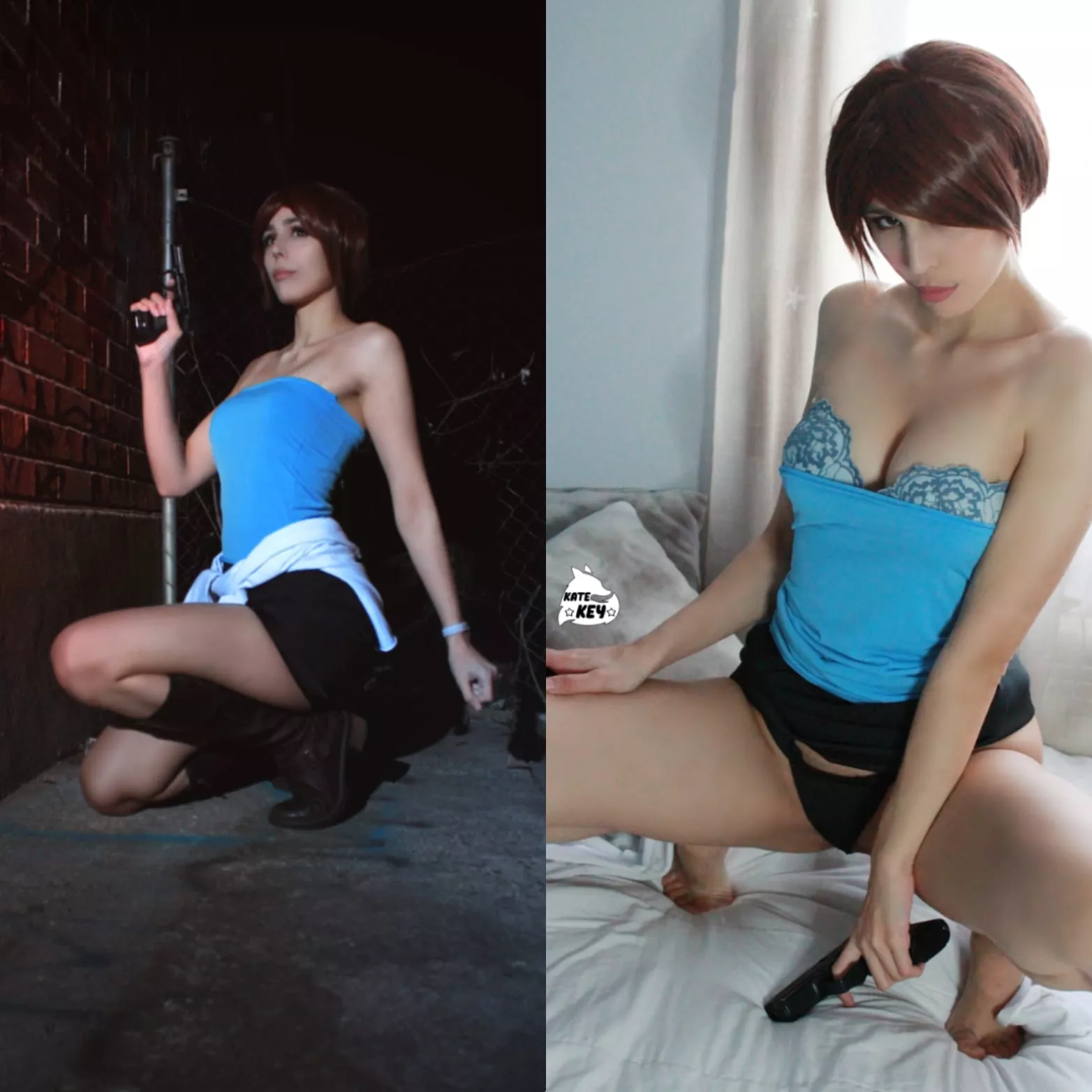 SURVIVE! Jill Valentine or Jill Valewdtine? ;) a cosplay pic but another pretty different- by Kate Key (self) posted by katekeycosplay