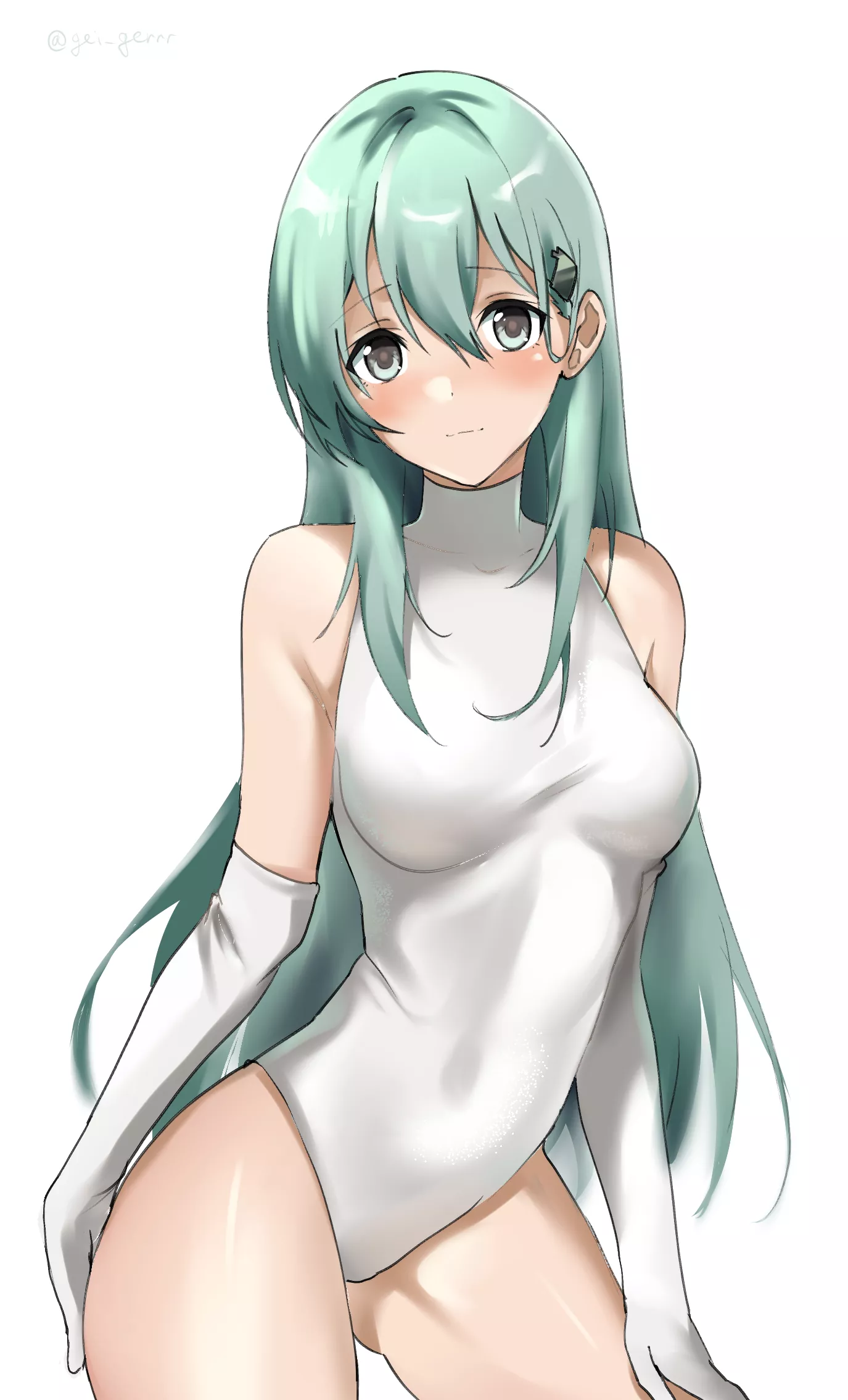 Suzuya in White posted by CheetahSperm18