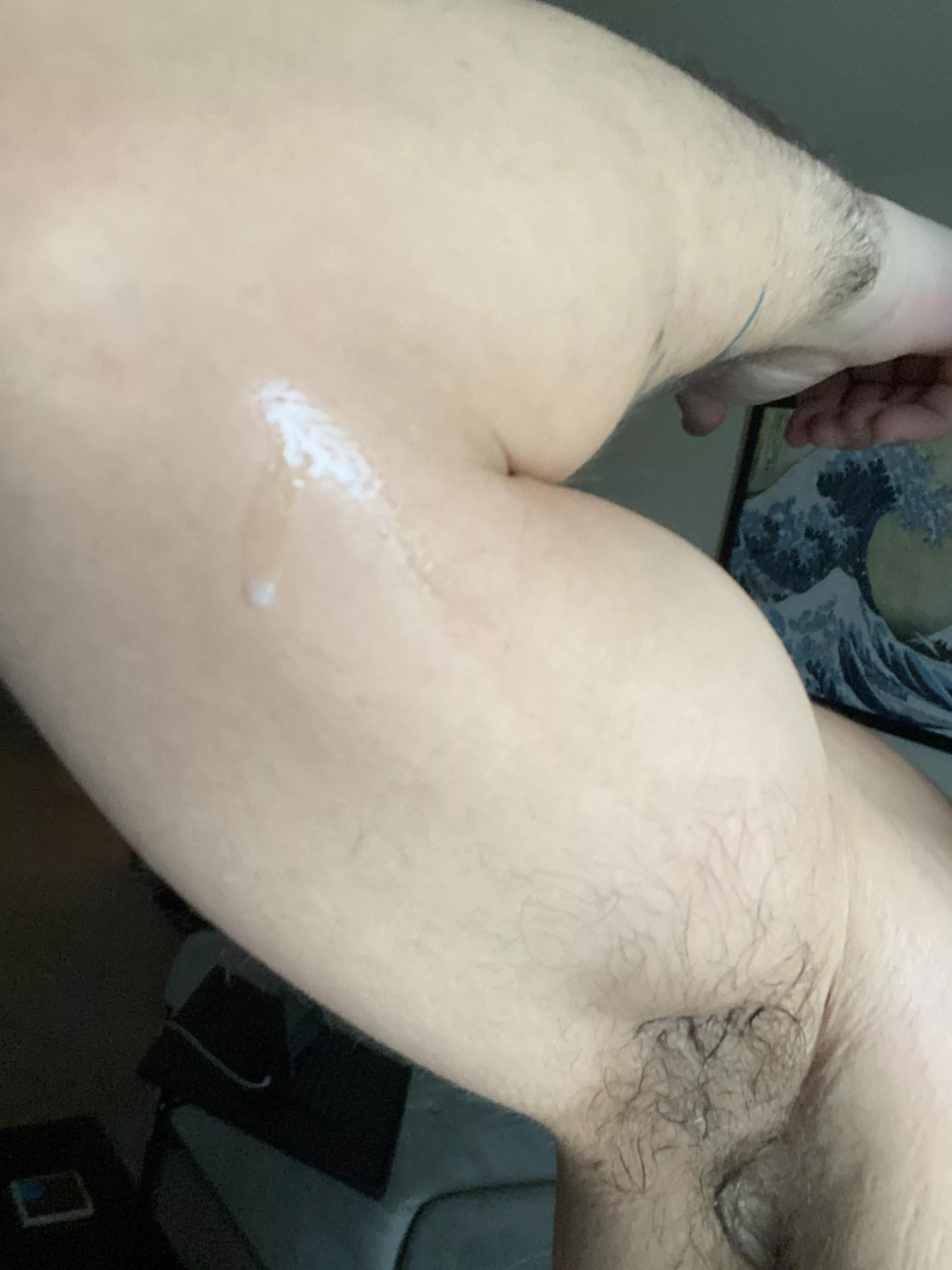 Sweat dripping from my pit down my arm…any takers for licking it? posted by vgr3785