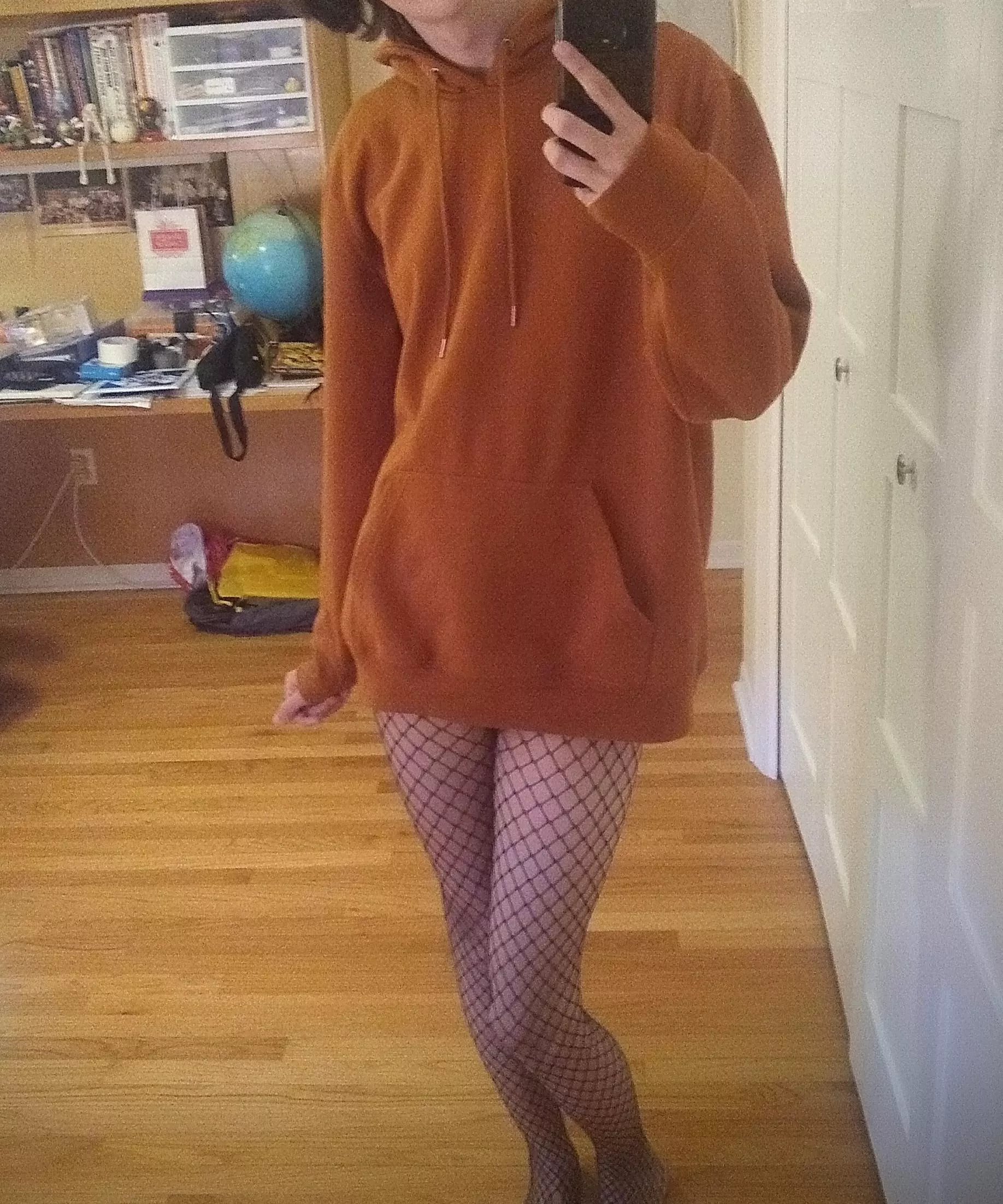 Sweater with fishnets kinda day posted by Uh_Prolly