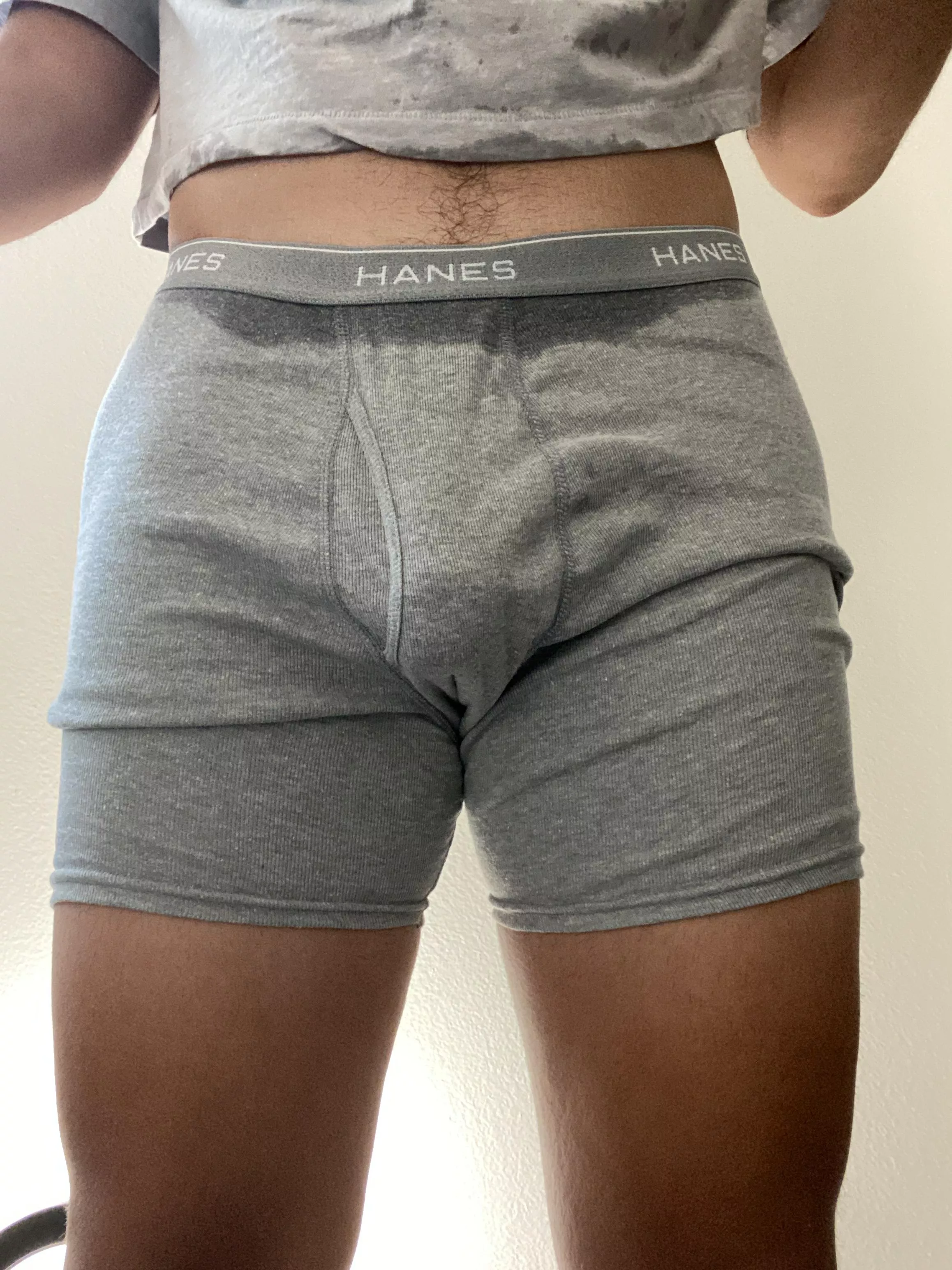 sweaty cock outline ;) posted by collegebriefs_420