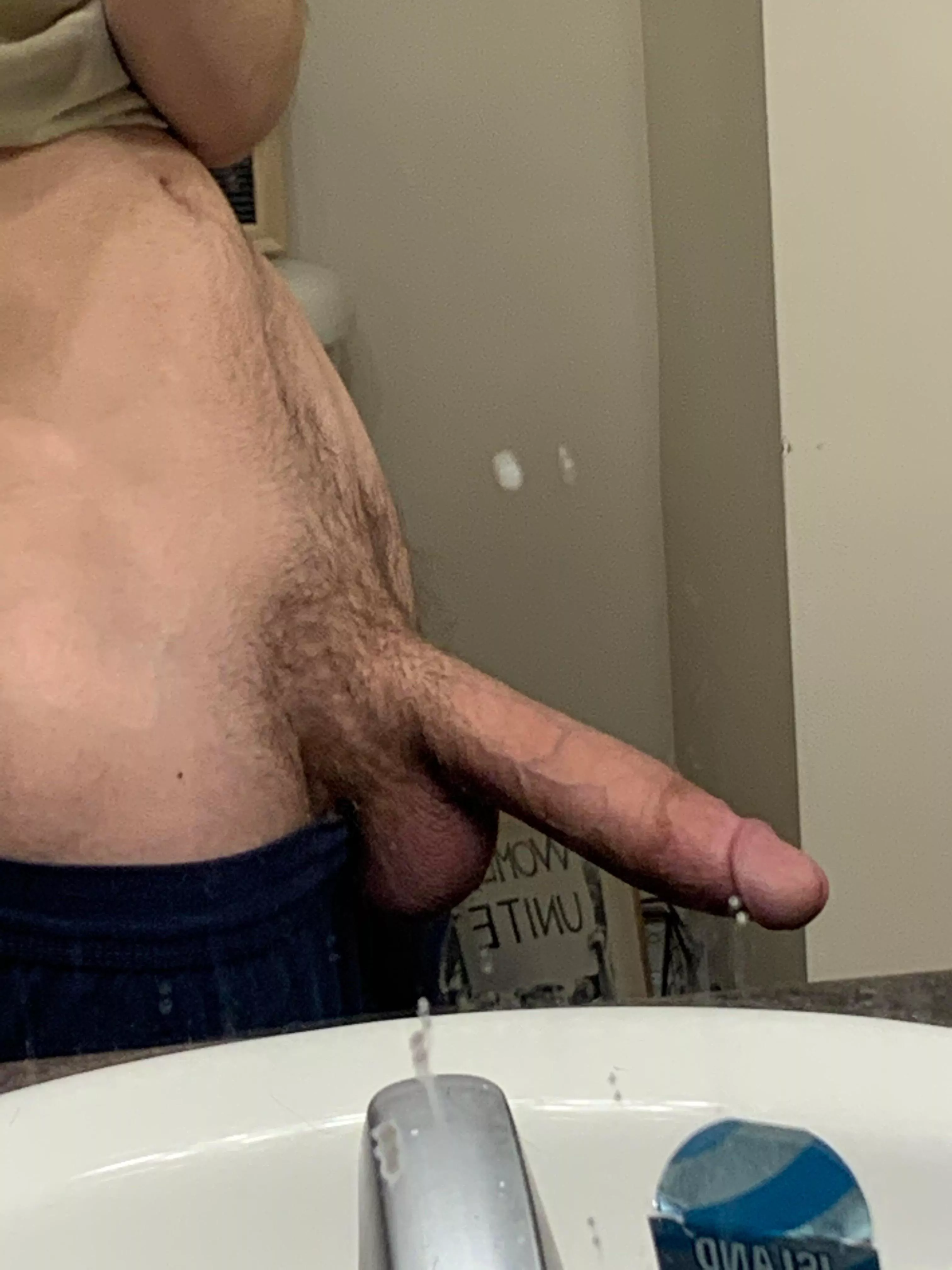 Sweaty ripe perv cock and cum stains on the mirror with the door open for them to see 👃🏼😈 posted by dmvdan2345