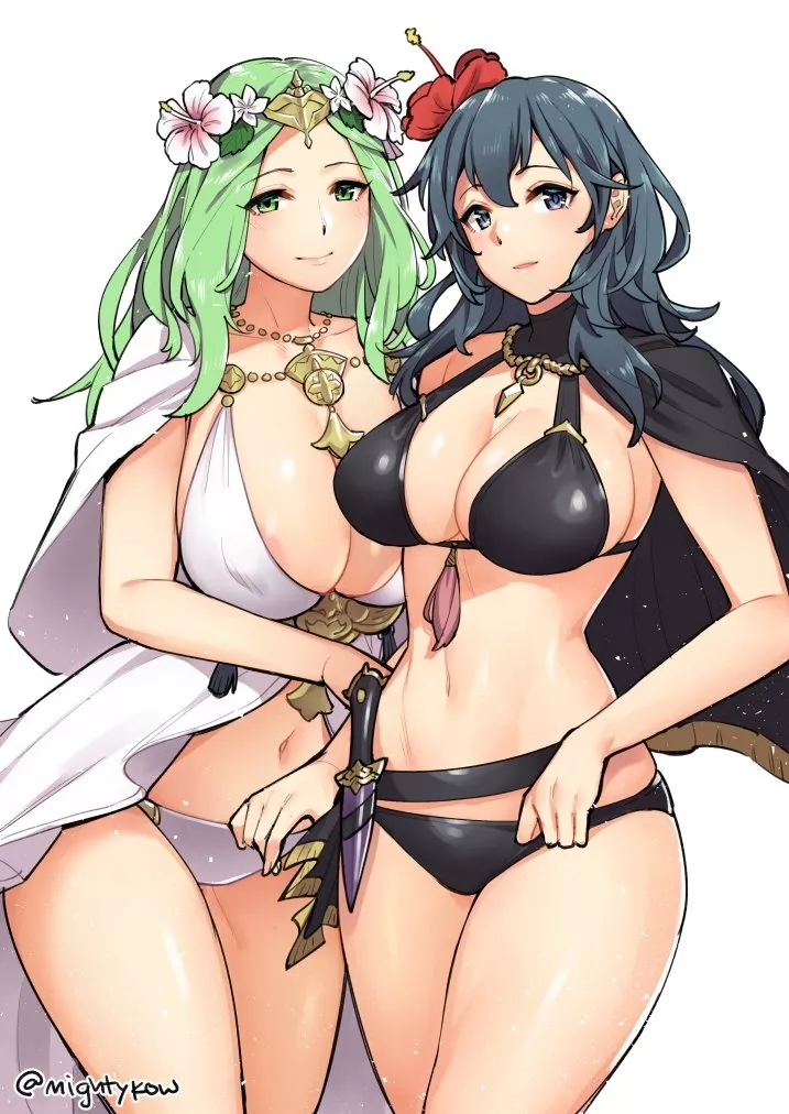 Swimsuit Byelth & Ryea (@MightyKow)??? posted by reachlute