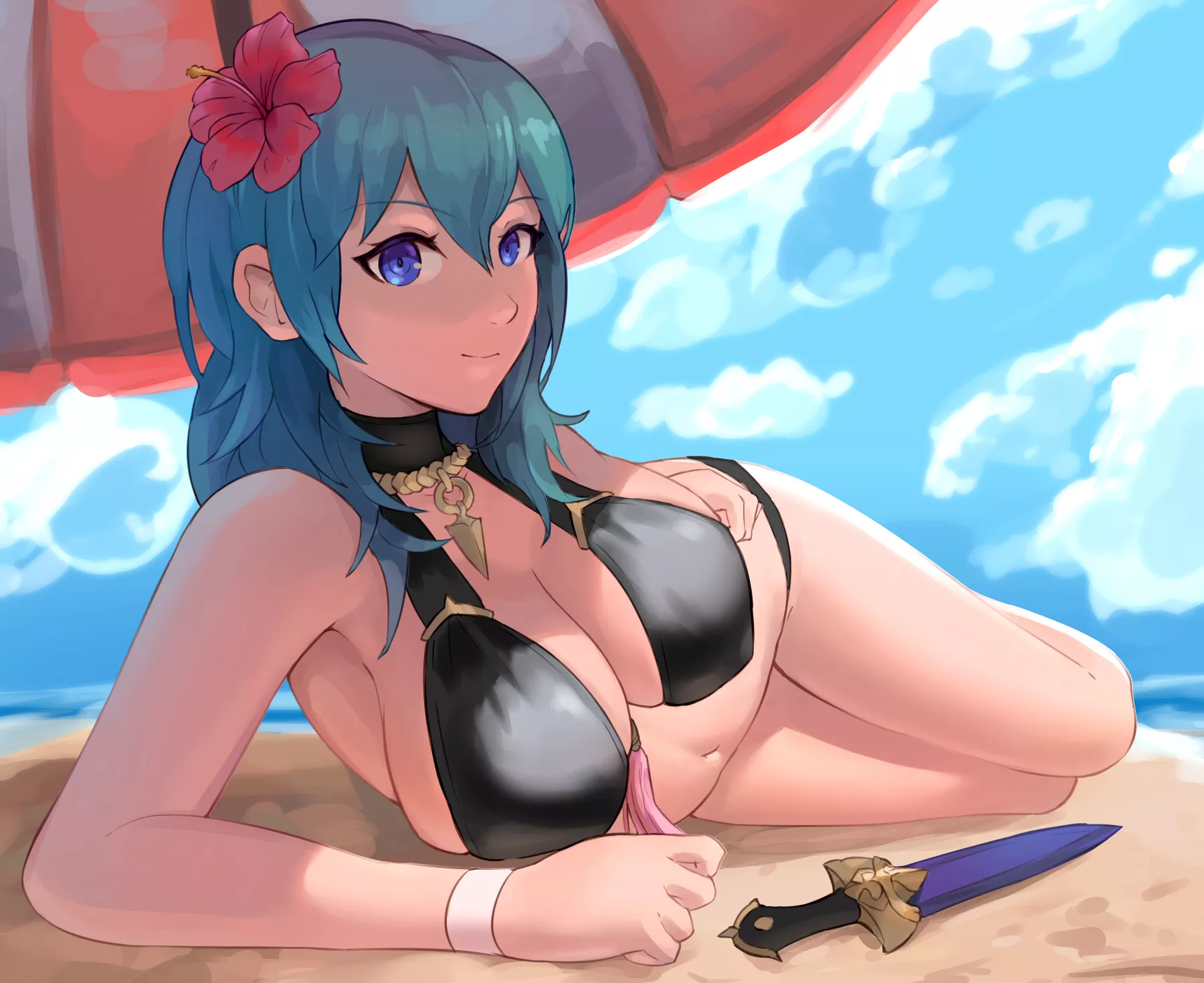 Swimsuit Byleth [Fire Emblem] posted by Terran117