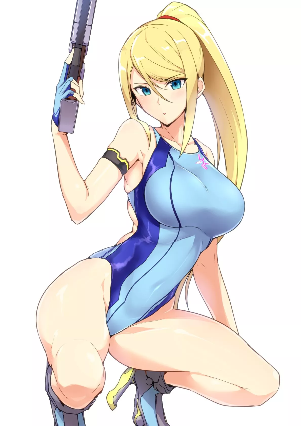 Swimsuit Samus (Halcon) [Metroid] posted by sequence_string