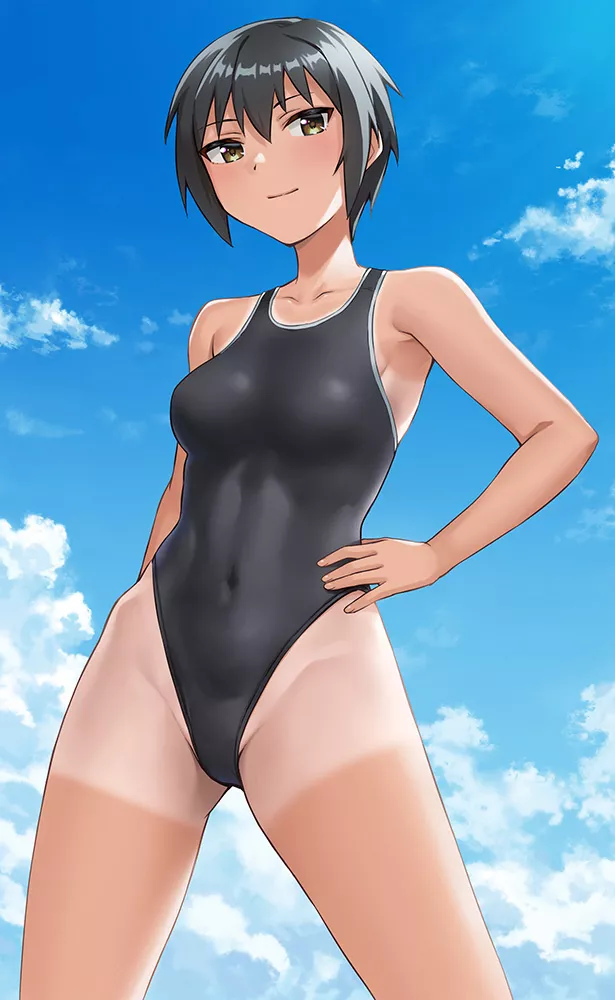 Swimsuit, Tanline, Tomboy posted by Nodden1171