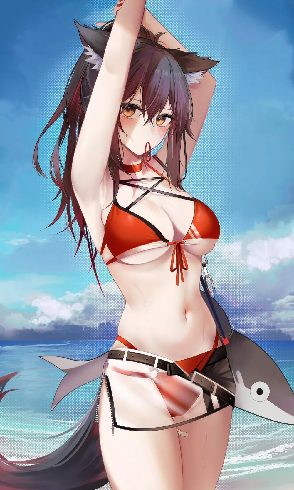 Swimsuit Texas [Arknights] posted by CheetahSperm18