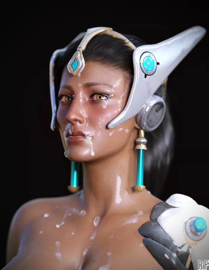 Symmetra by (@rude frog) on twitter posted by samethkhak