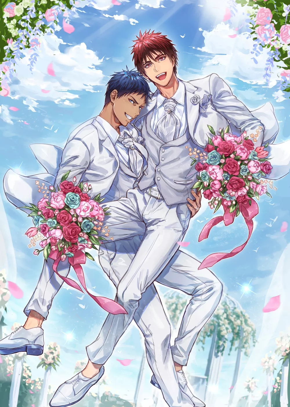 Taiga x Aomine weeding [Kuroko No Basket] posted by Yaoi_MakesMe_Cum