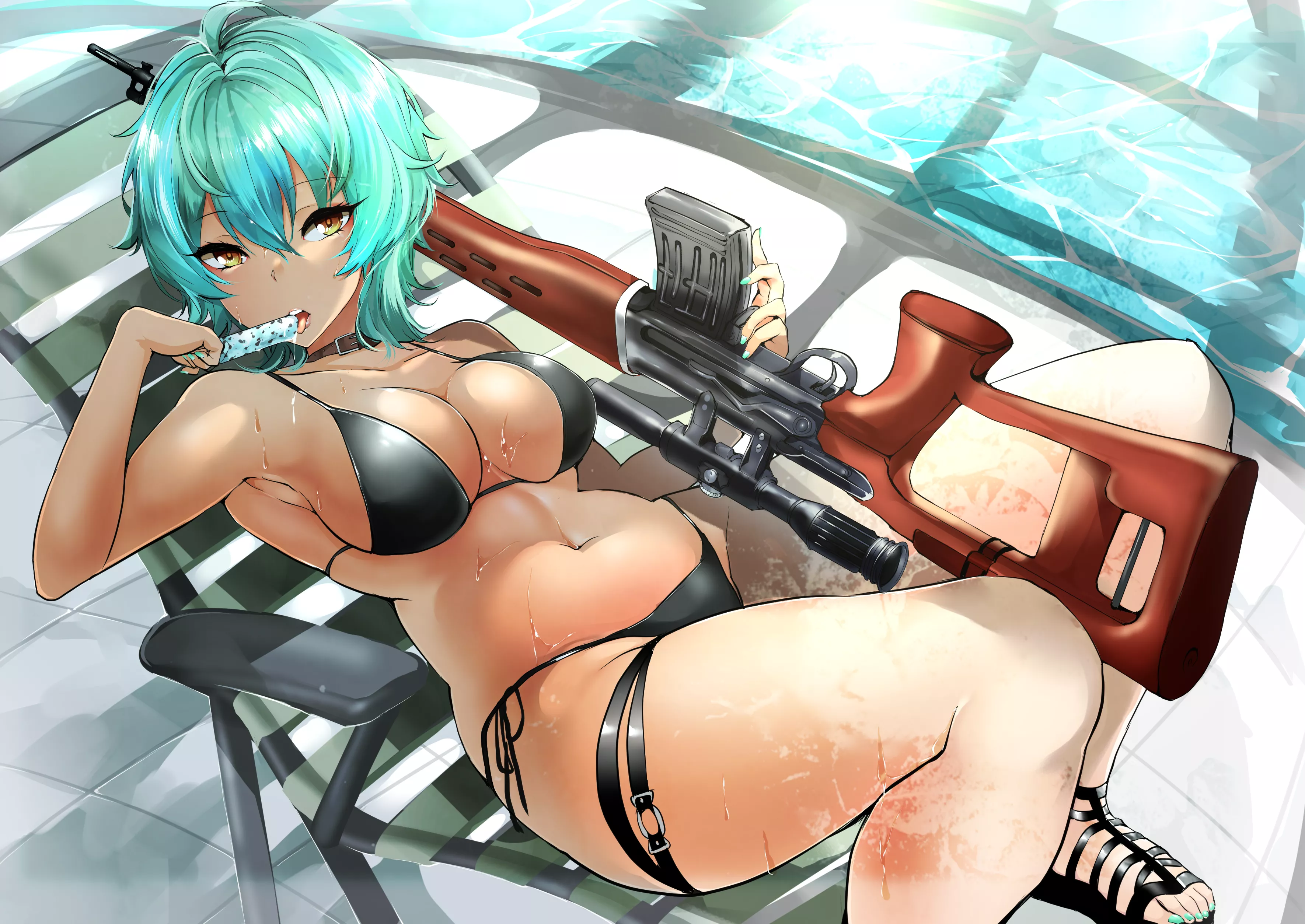 Take your Dragunov to the pool day posted by JJIlg