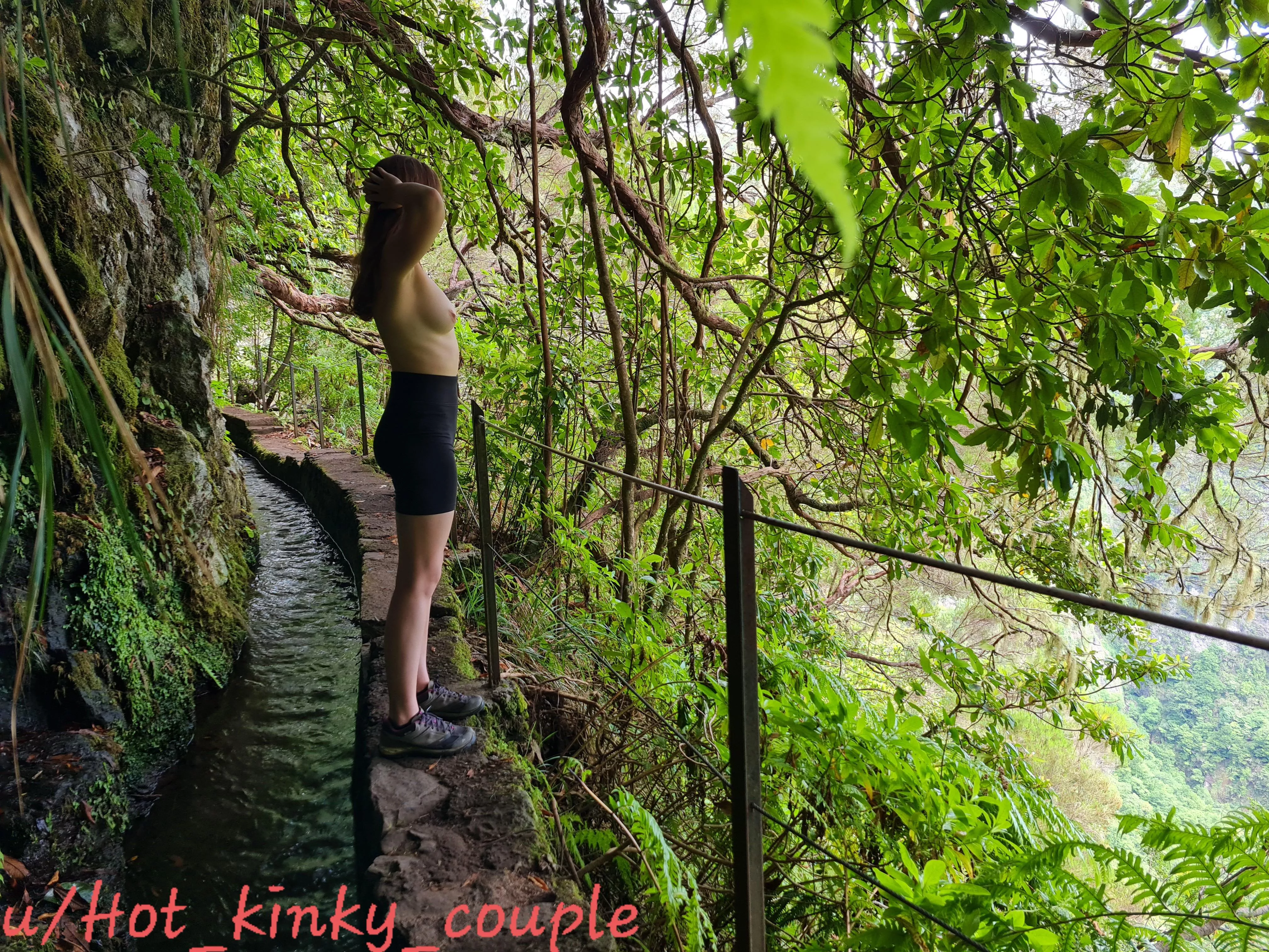 Taking fresh air before the rest of the climb posted by Hot_kinky_couple