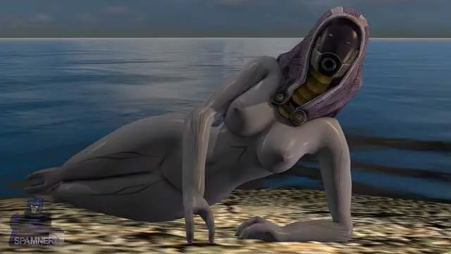 Tali at the beach (spamner1) posted by shallowtupperware