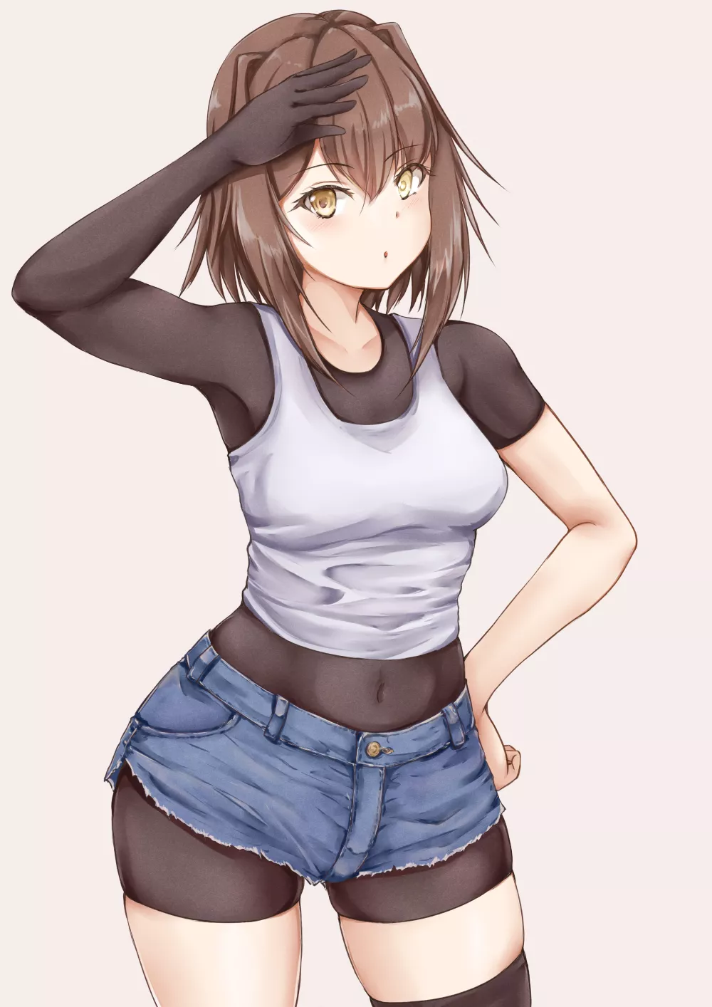 Tank Top And Short Shorts Furutaka (Koru Pera) [Kantai Collection] posted by sequence_string